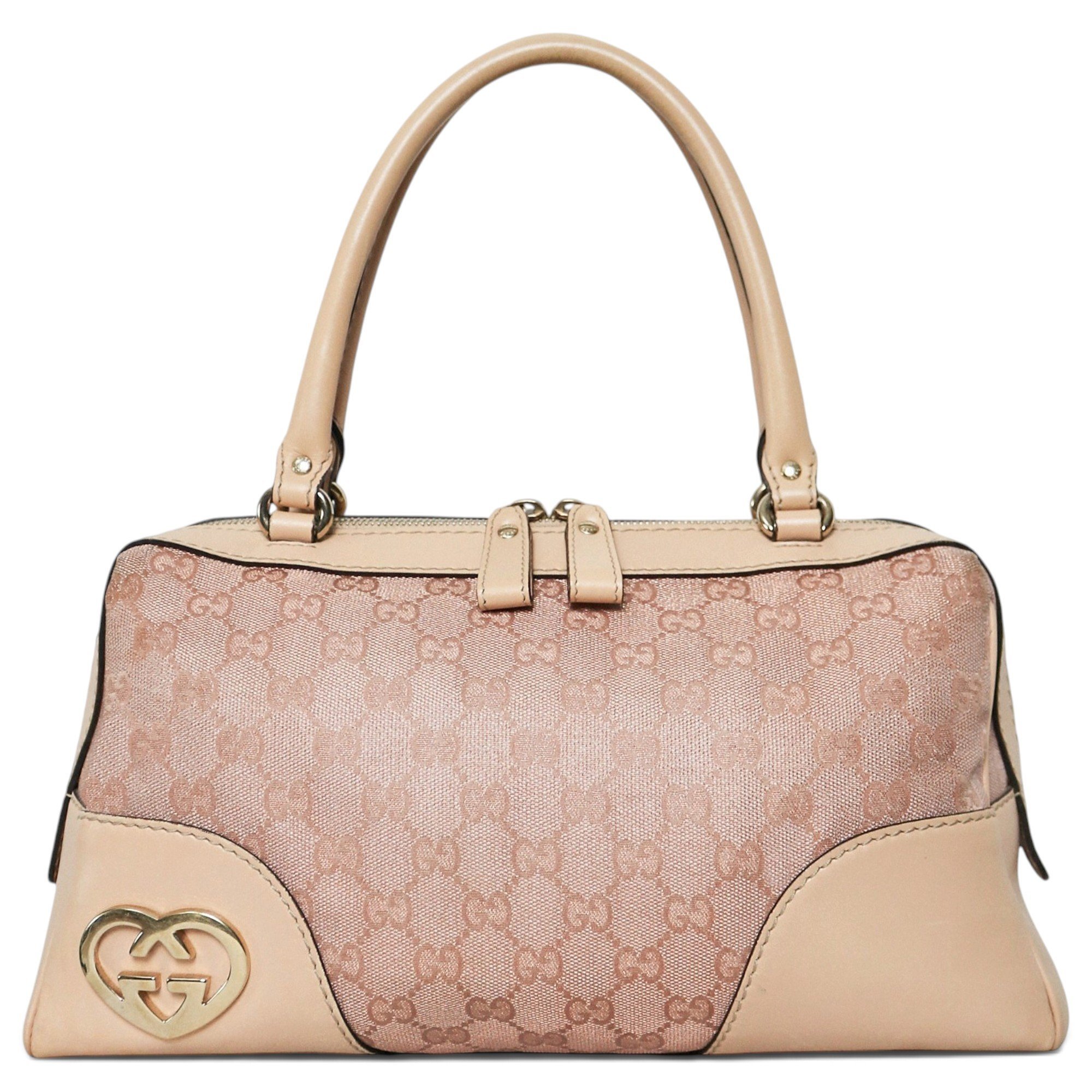 Boston leather handbag