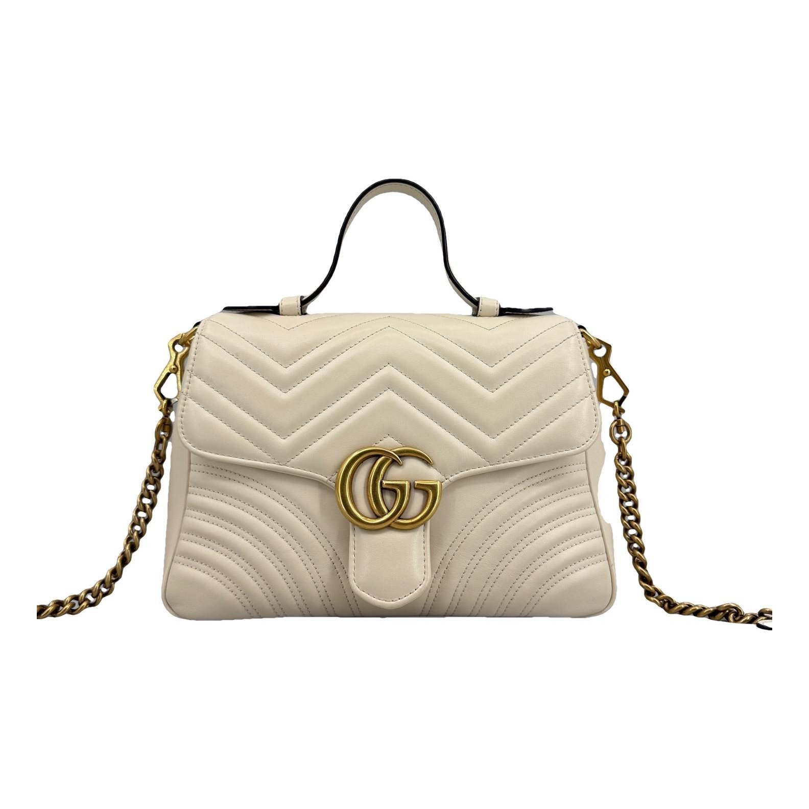 GG Marmont Flap leather handbag