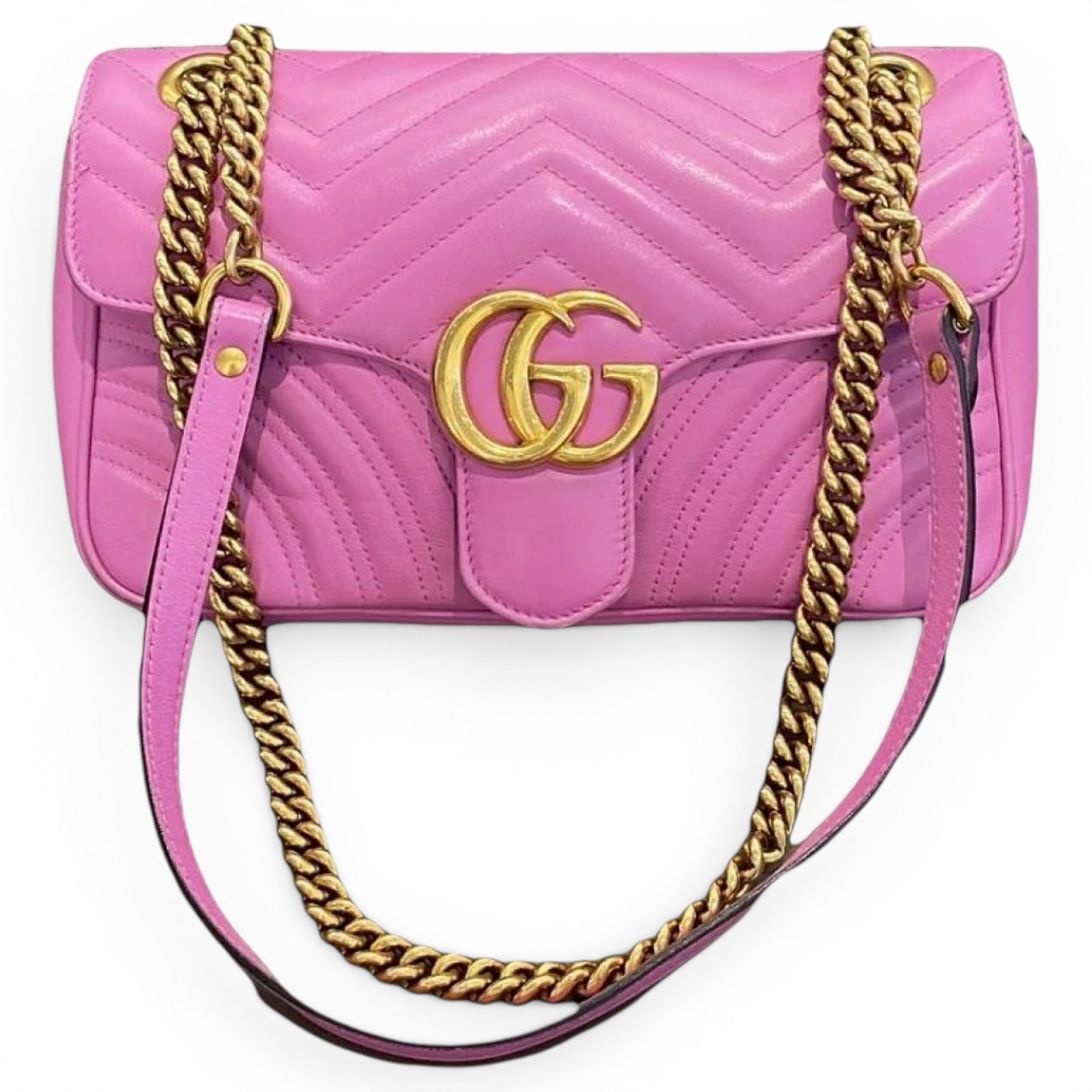 GG Marmont Flap leather crossbody bag