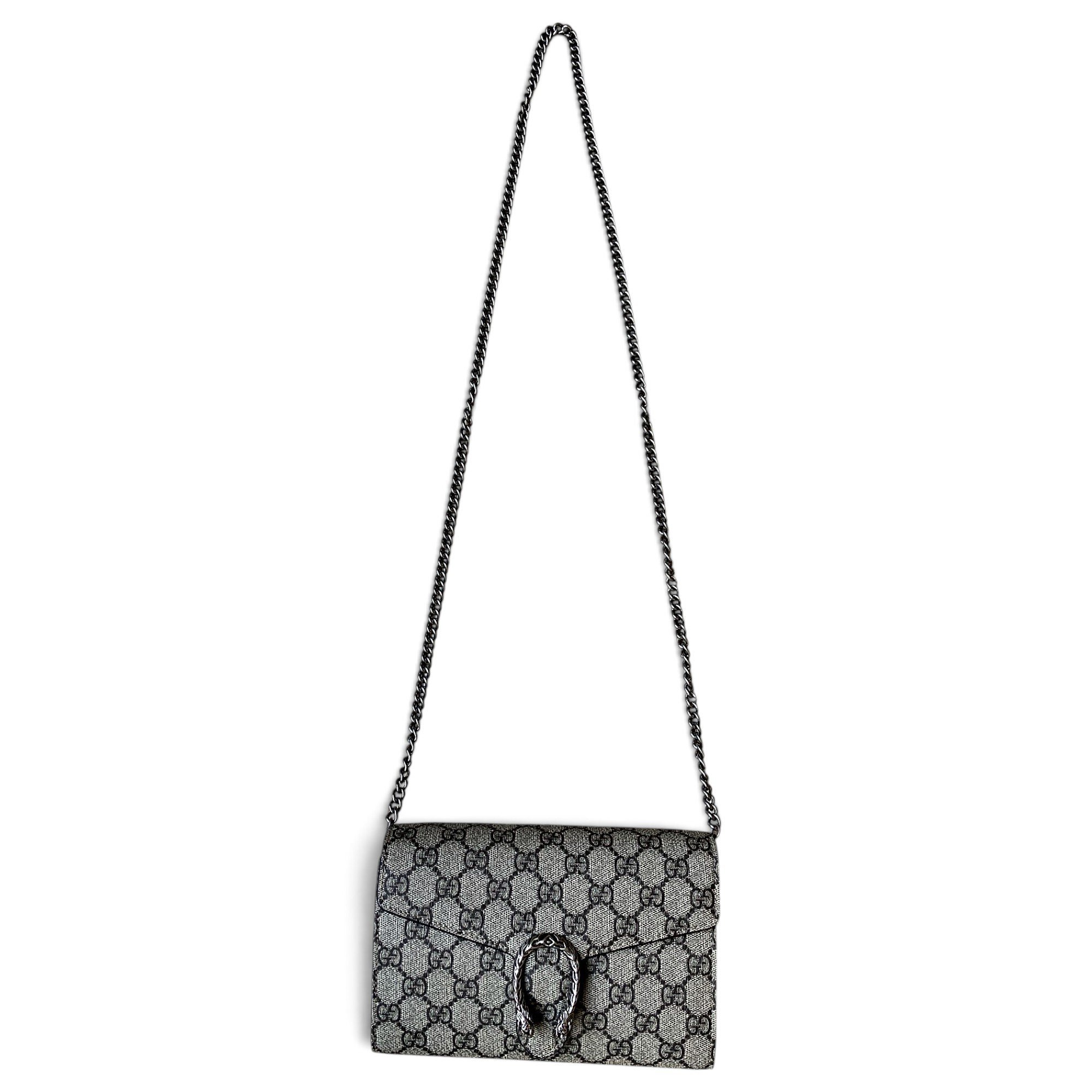 Dionysus Chain Wallet leather crossbody bag