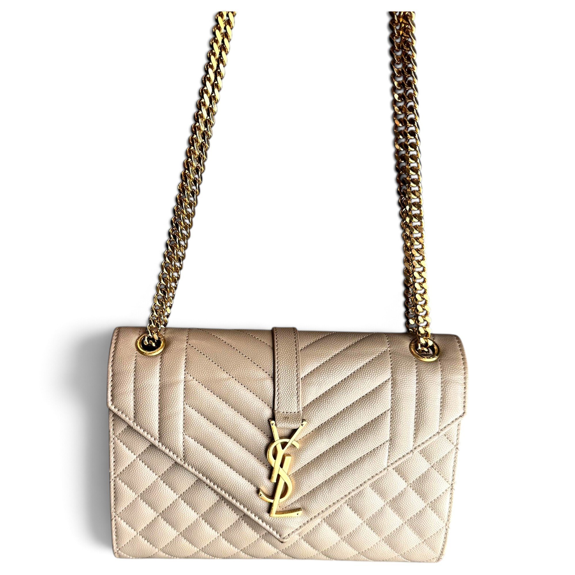 Saint Laurent Envelope leather crossbody bag