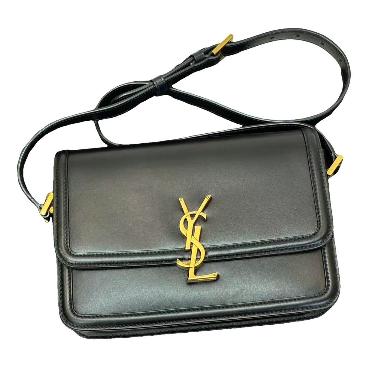 Solférino leather handbag