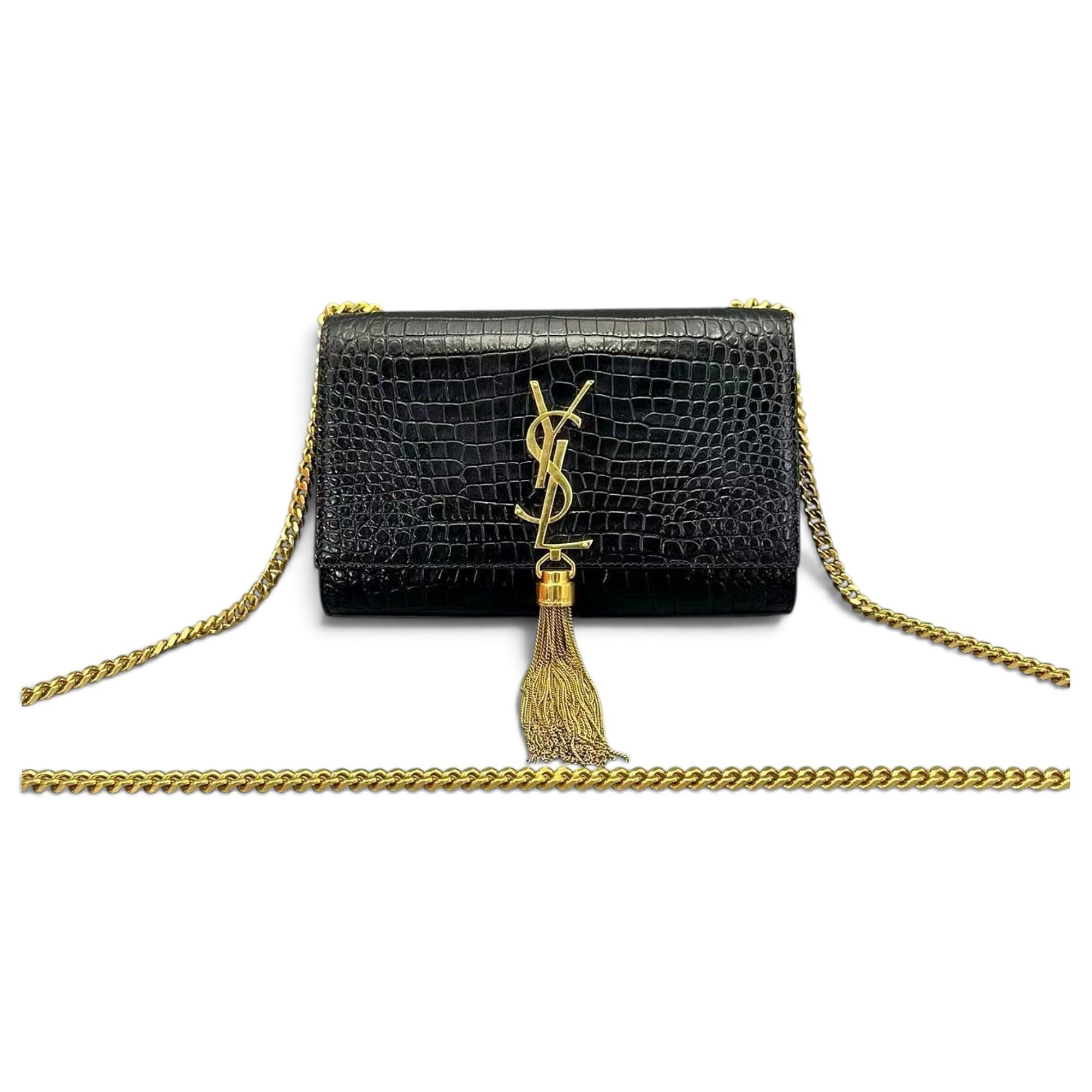Pompom Kate leather crossbody bag