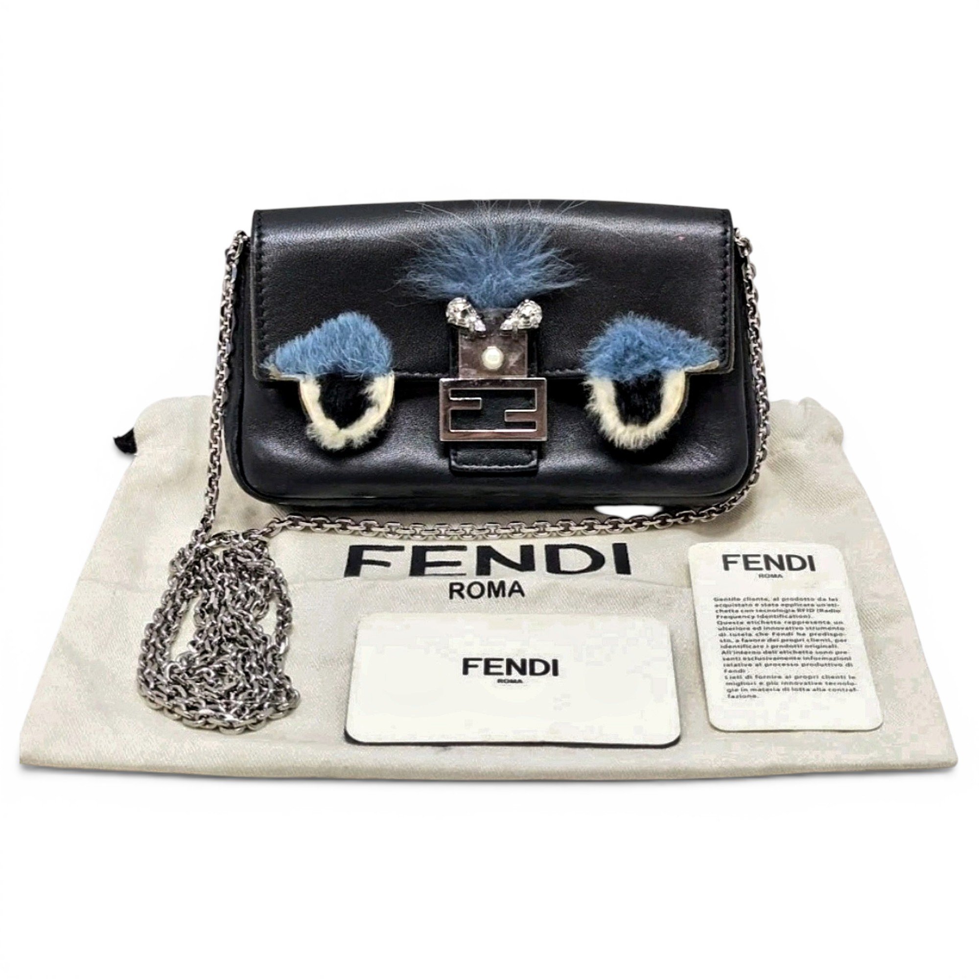 Baguette leather handbag