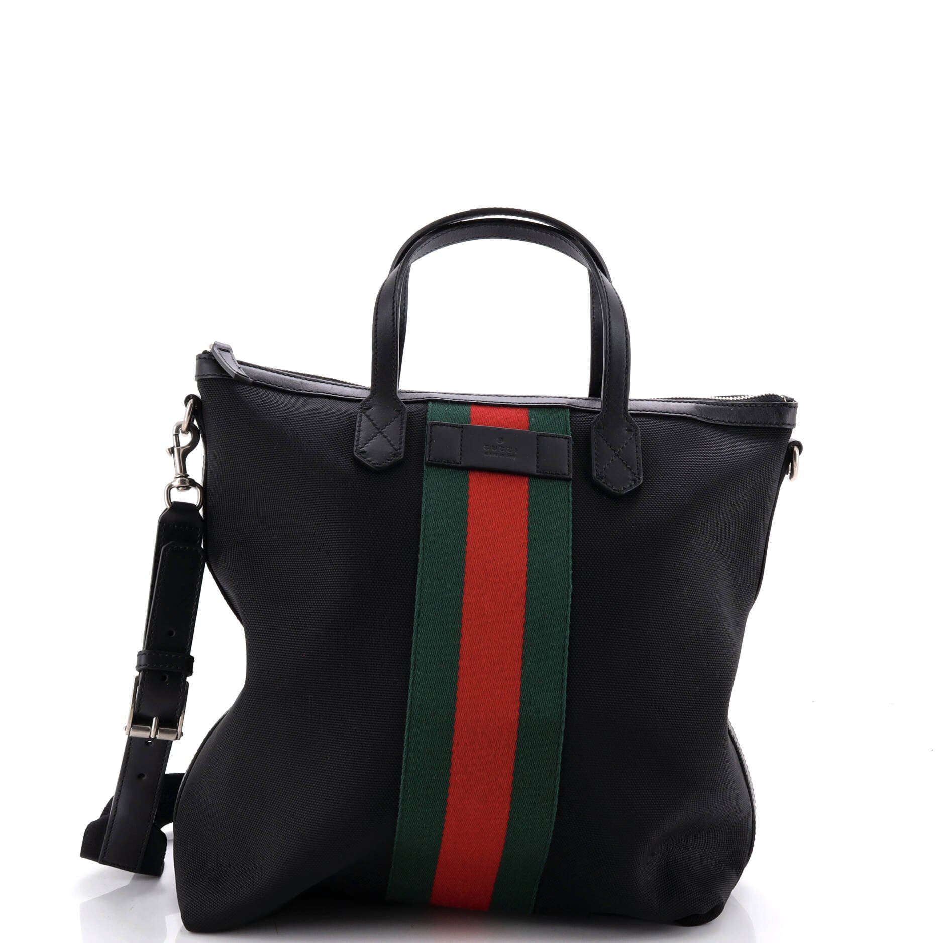 Web Zip Tote Techno Canvas Medium