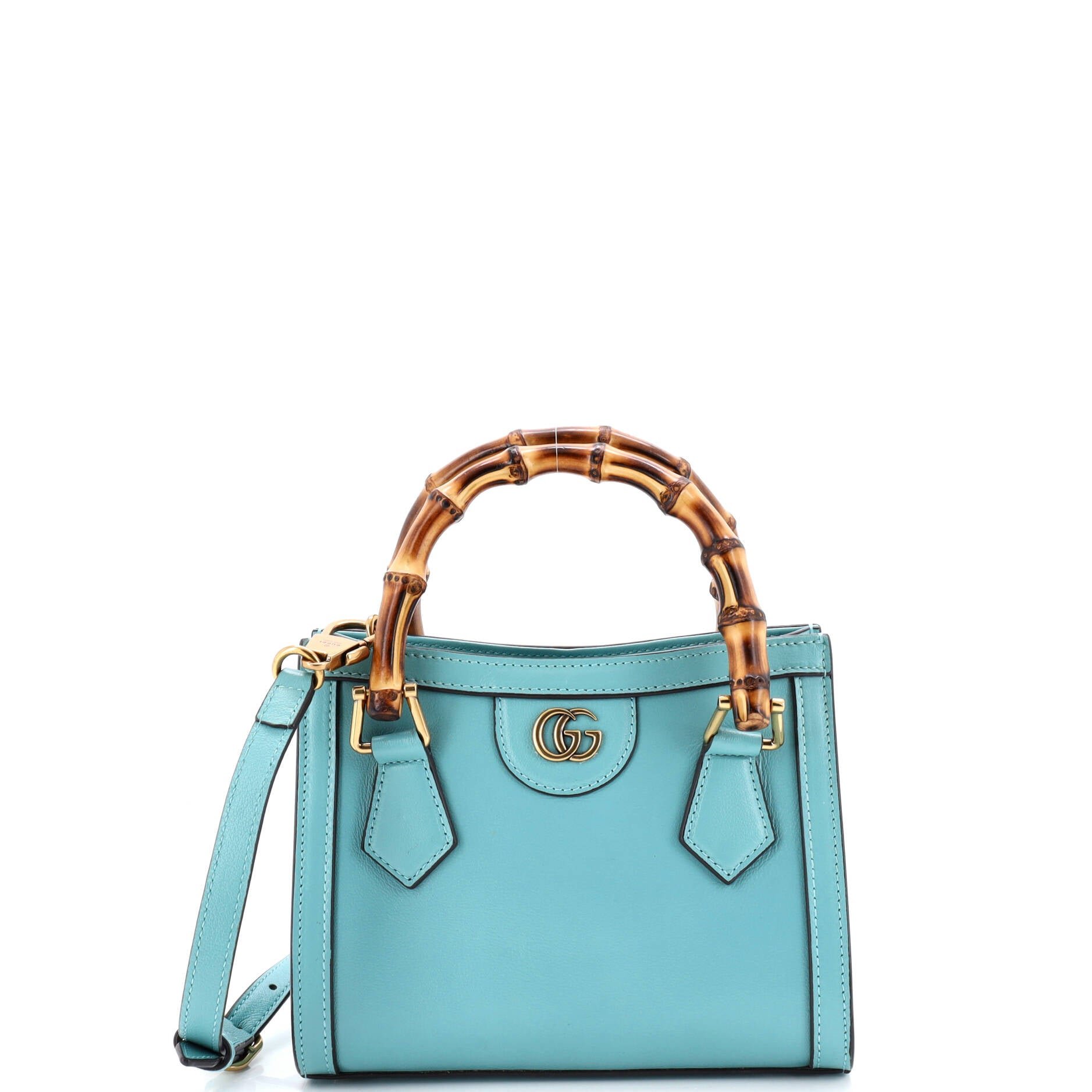 Gucci Diana NM Bamboo Handle Tote Leather Mini
