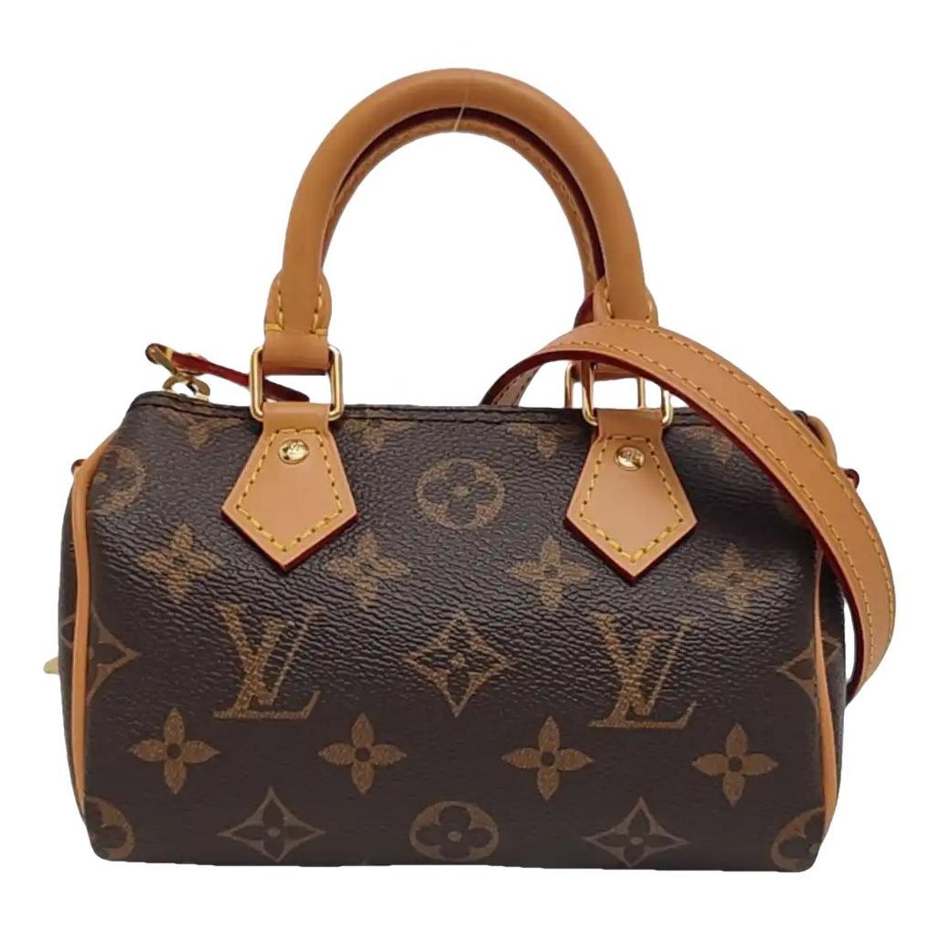 Nano Speedy / Mini HL leather handbag