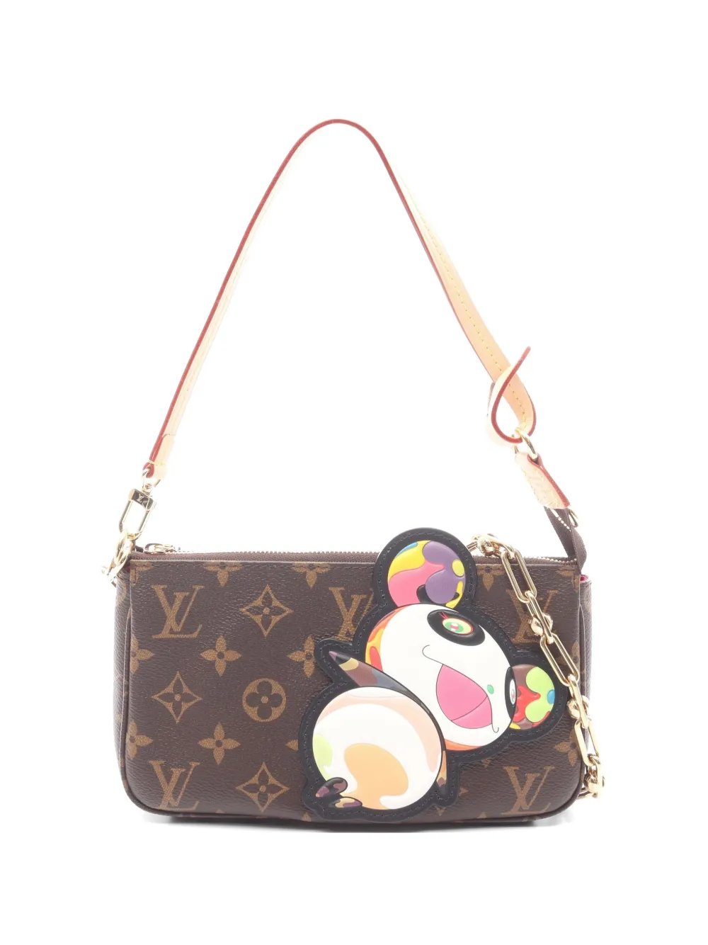 2010s Pochette Accessoires Monogram panda handbag