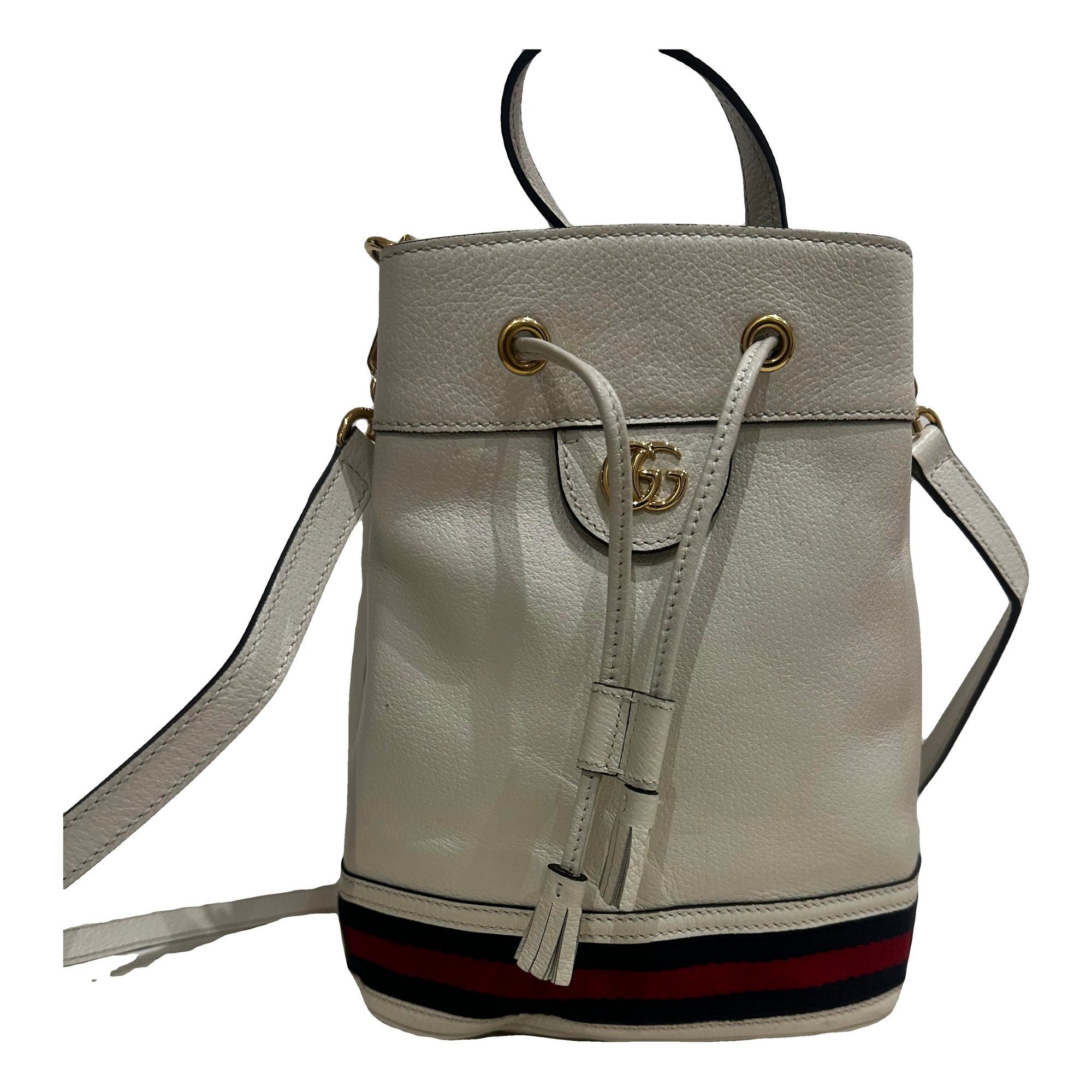 Ophidia Bucket leather crossbody bag