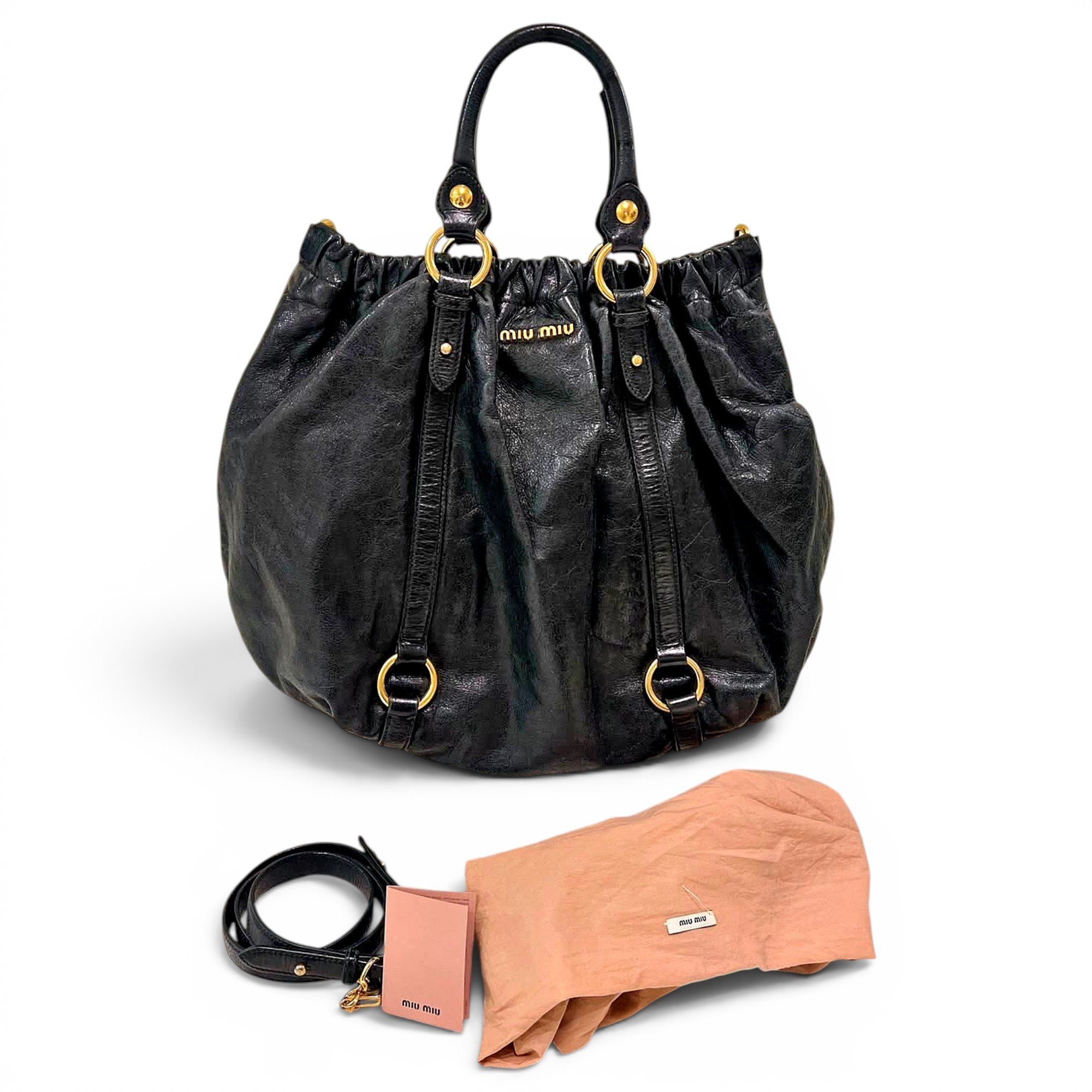 Vitello leather handbag