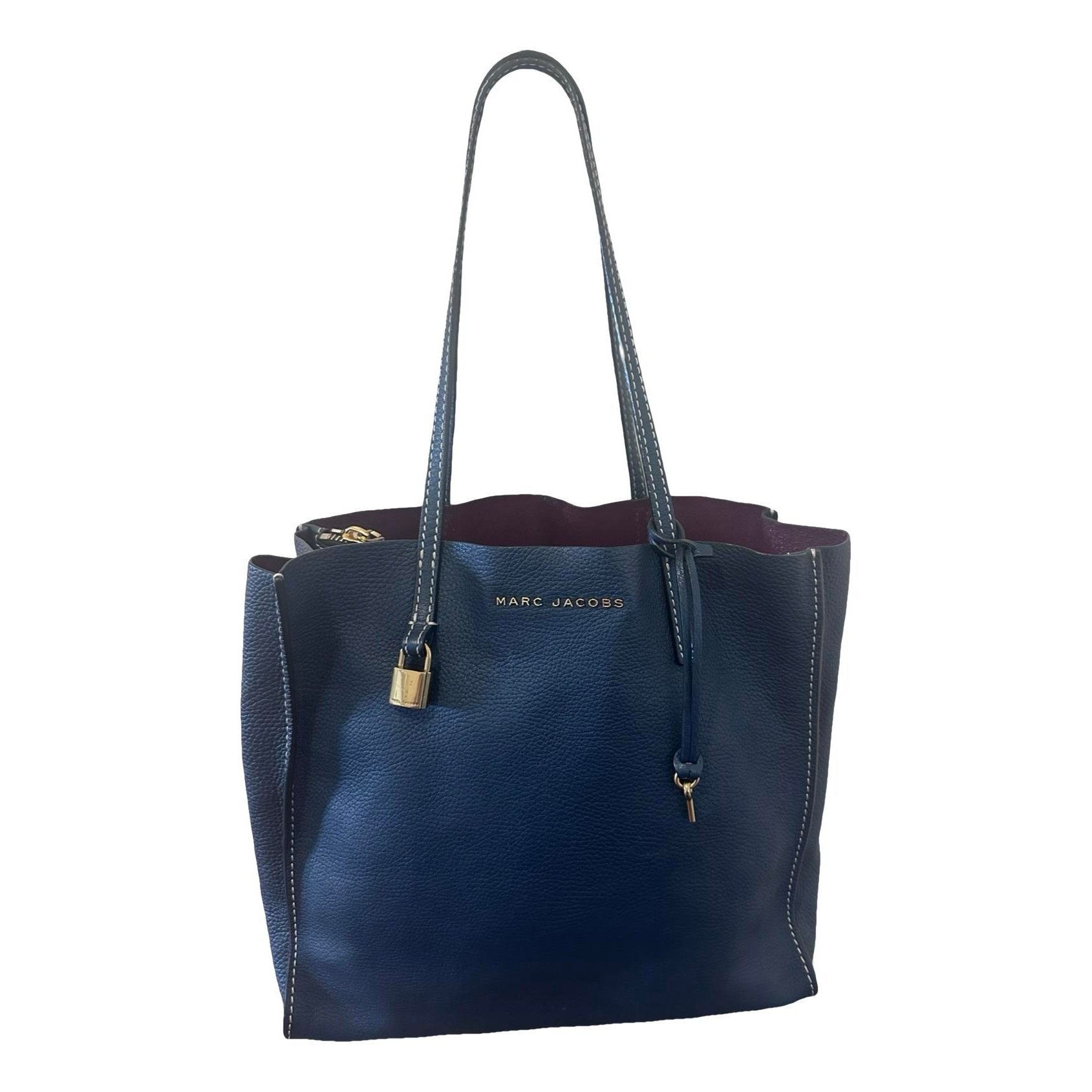 Leather tote