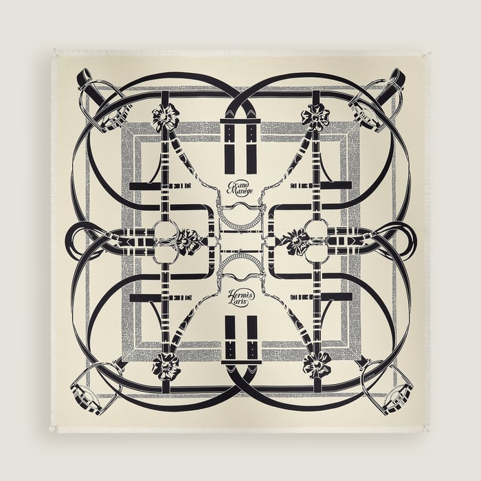 Grand Manege Fringed Scarf 80