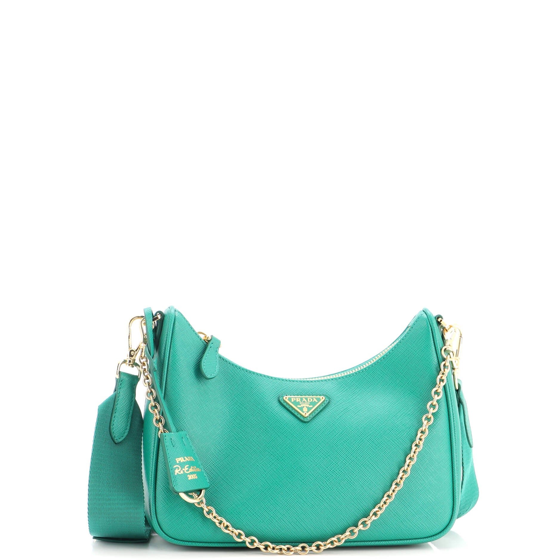 Re-Edition 2005 Shoulder Bag Saffiano Leather Small