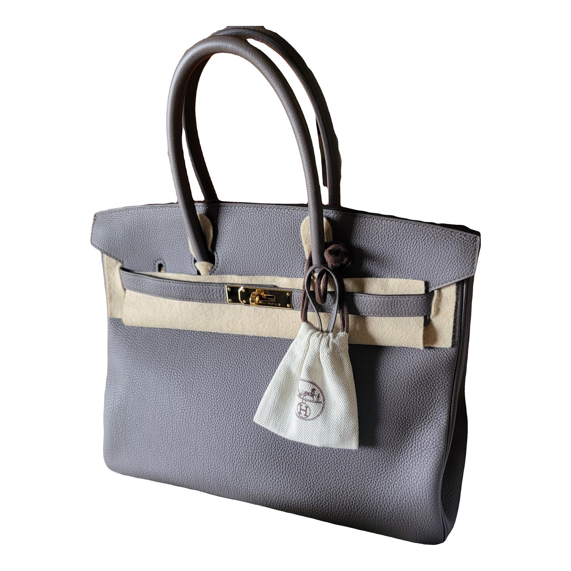 Birkin 35 leather handbag