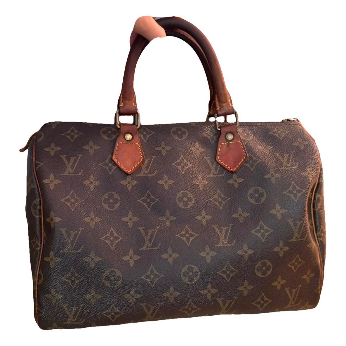 Speedy leather handbag