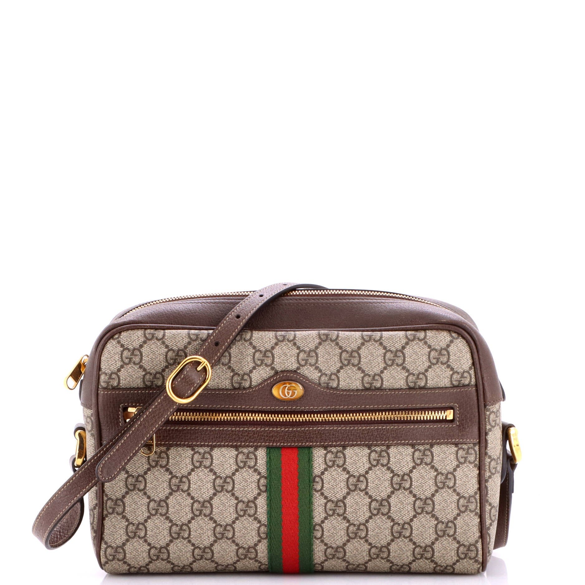 Ophidia Shoulder Bag GG Coated Canvas Small
