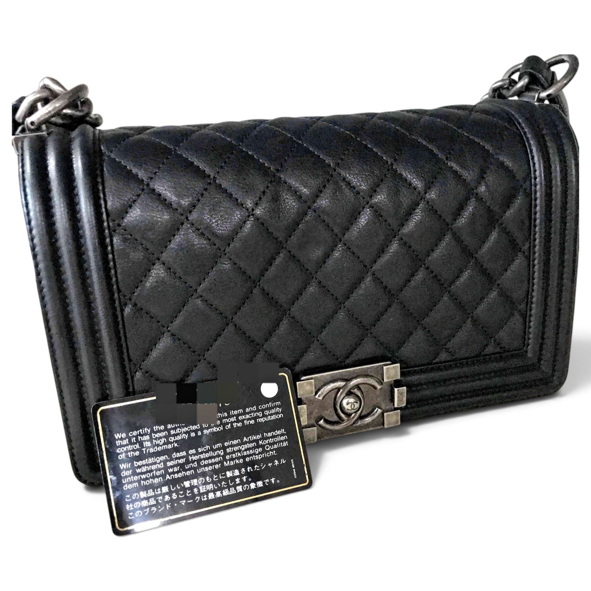 Boy leather handbag