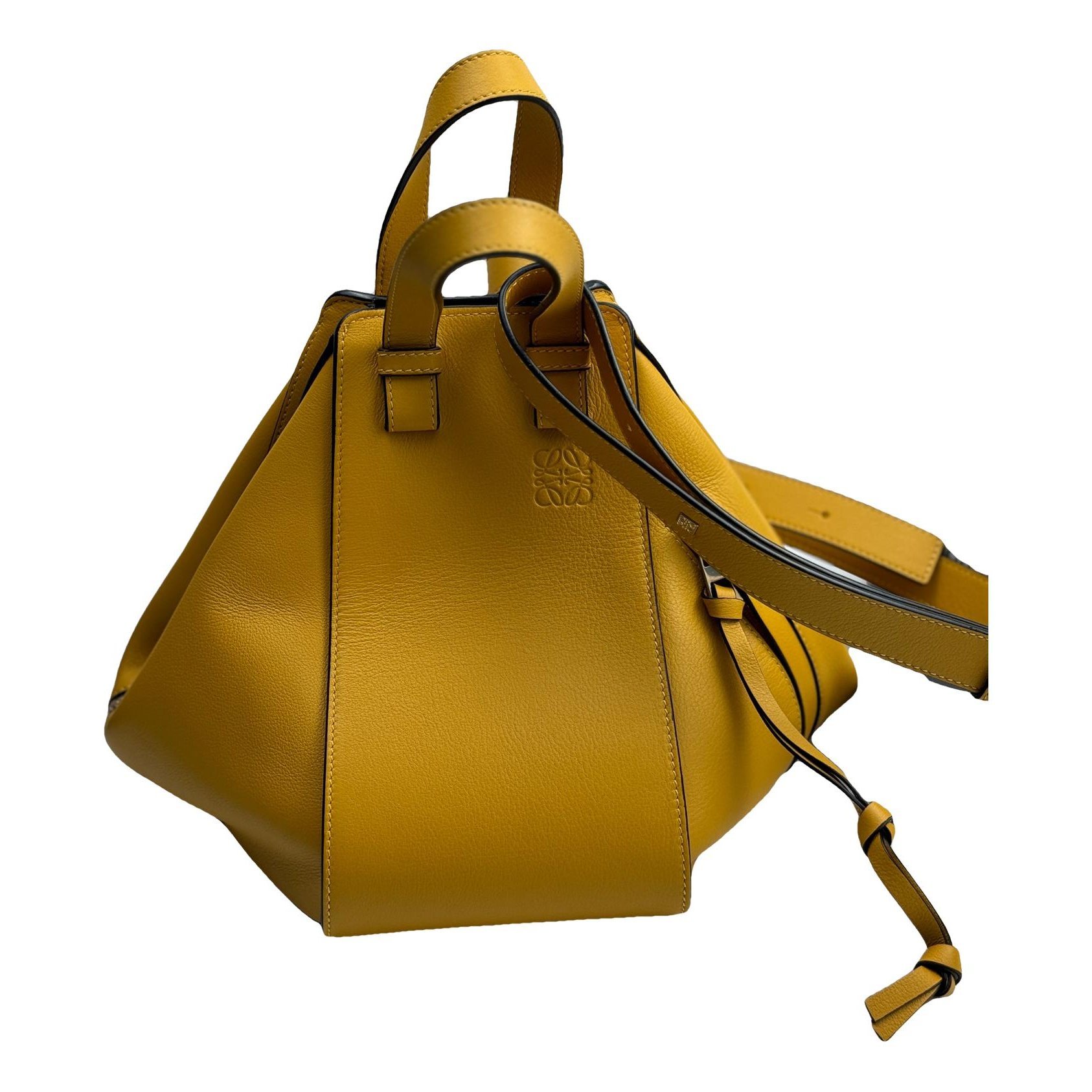 Hammock leather handbag