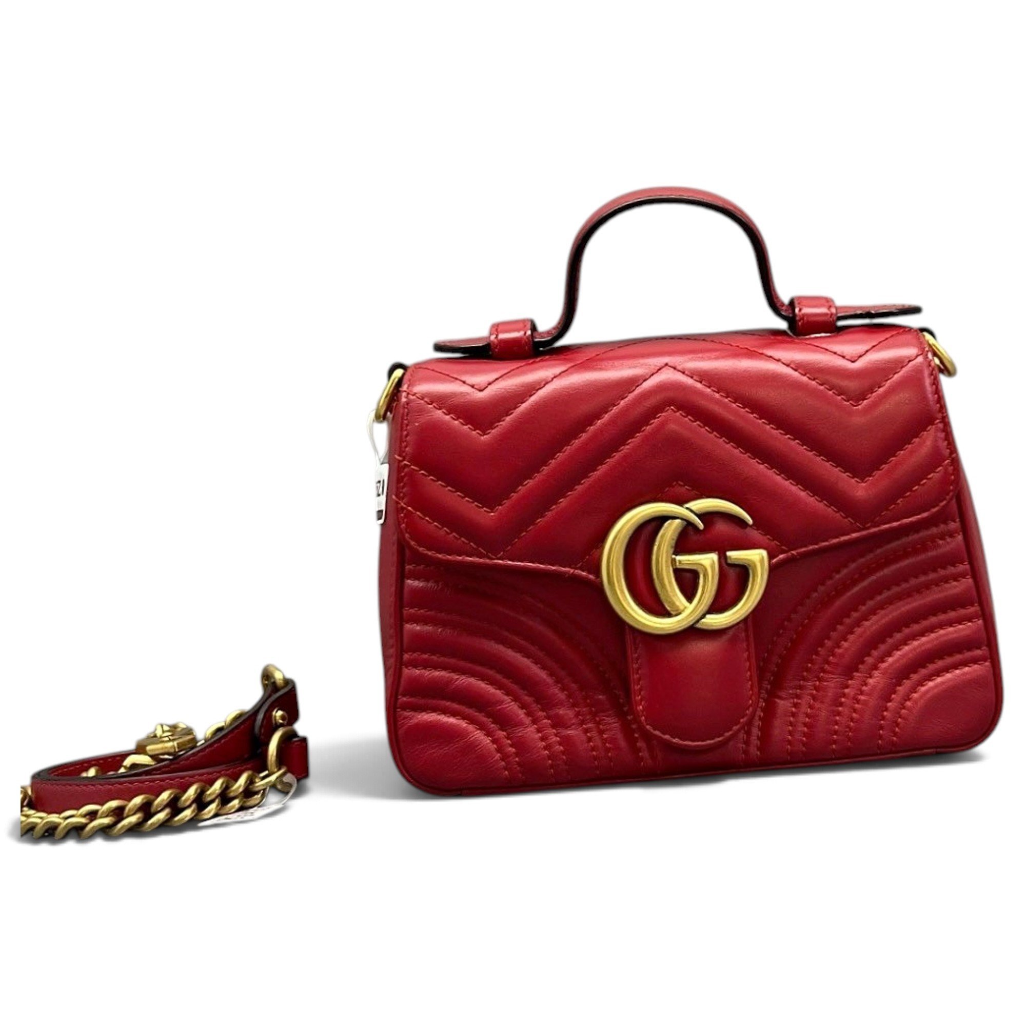 GG Marmont Flap leather handbag