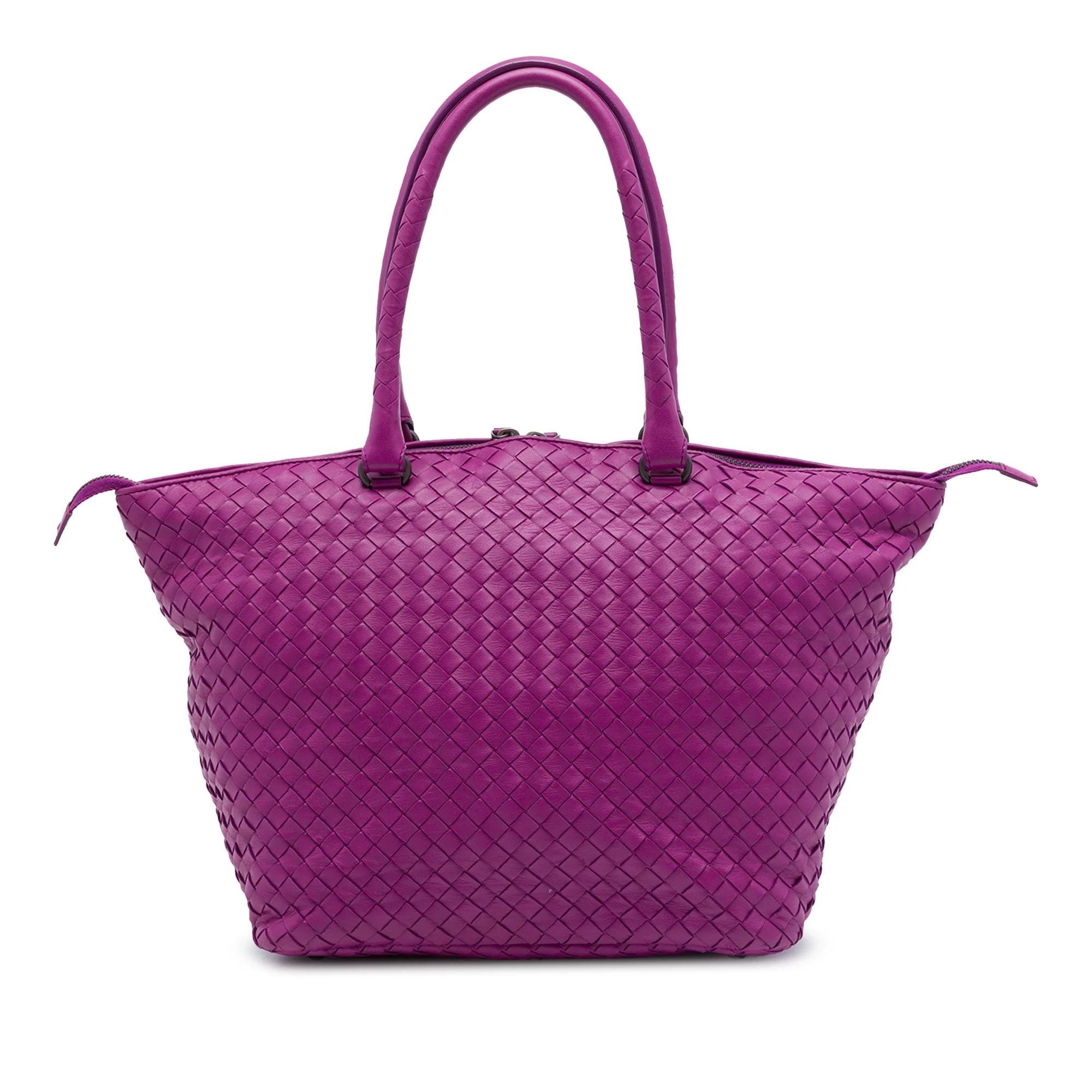 Leather tote