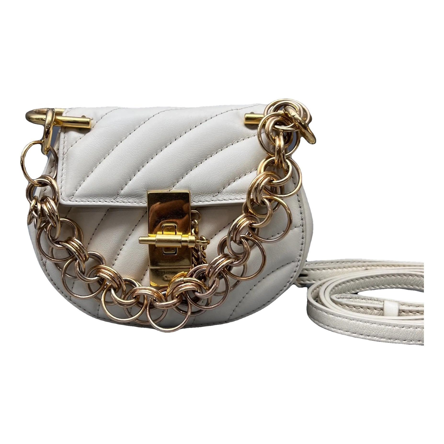 Drew leather crossbody bag