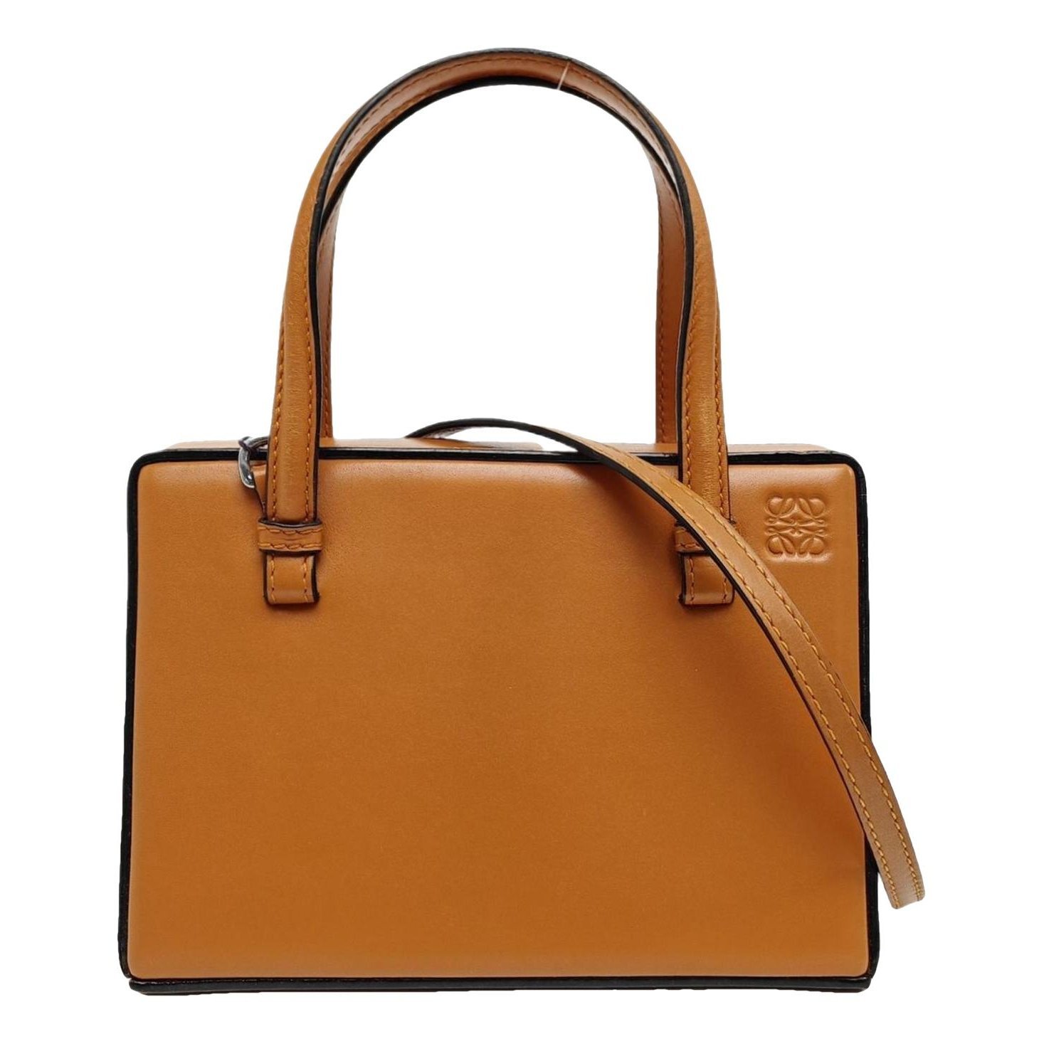 Postal leather handbag
