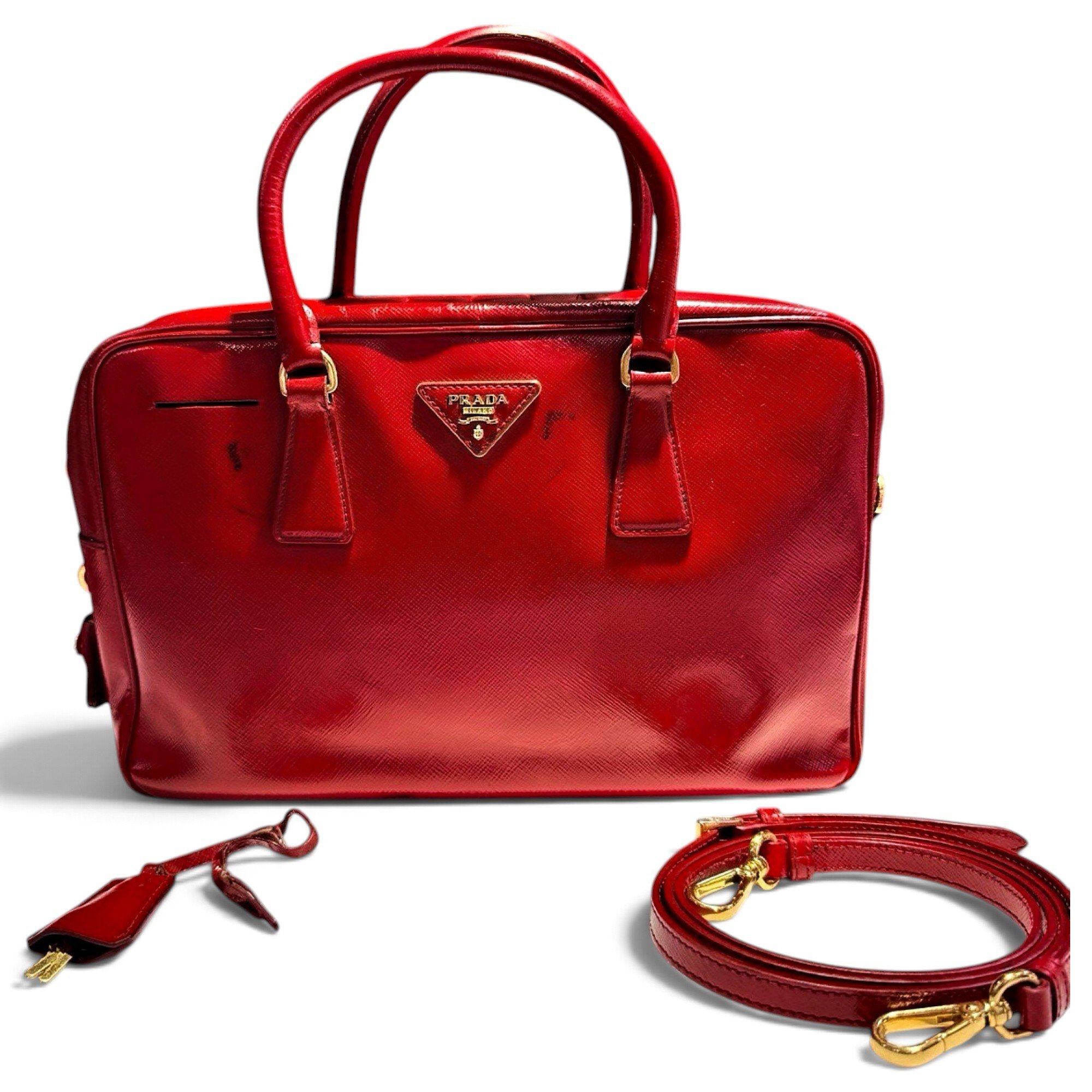 Leather handbag