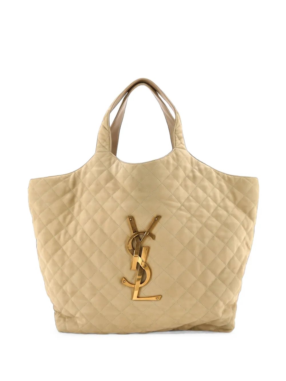 Icare Shopping Quilted Nubuck Maxi tote bag