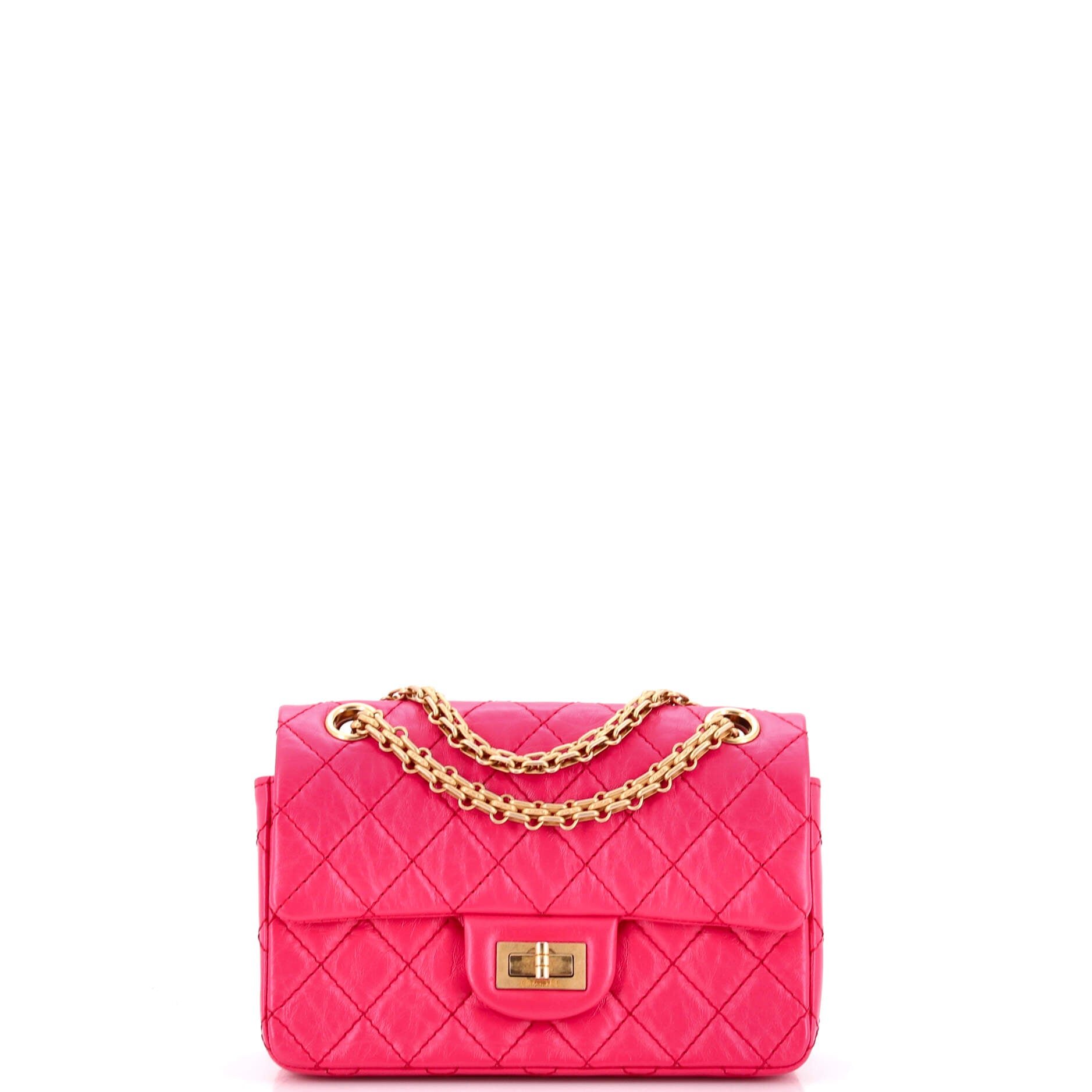 Reissue 2.55 Flap Bag Quilted Aged Calfskin Mini