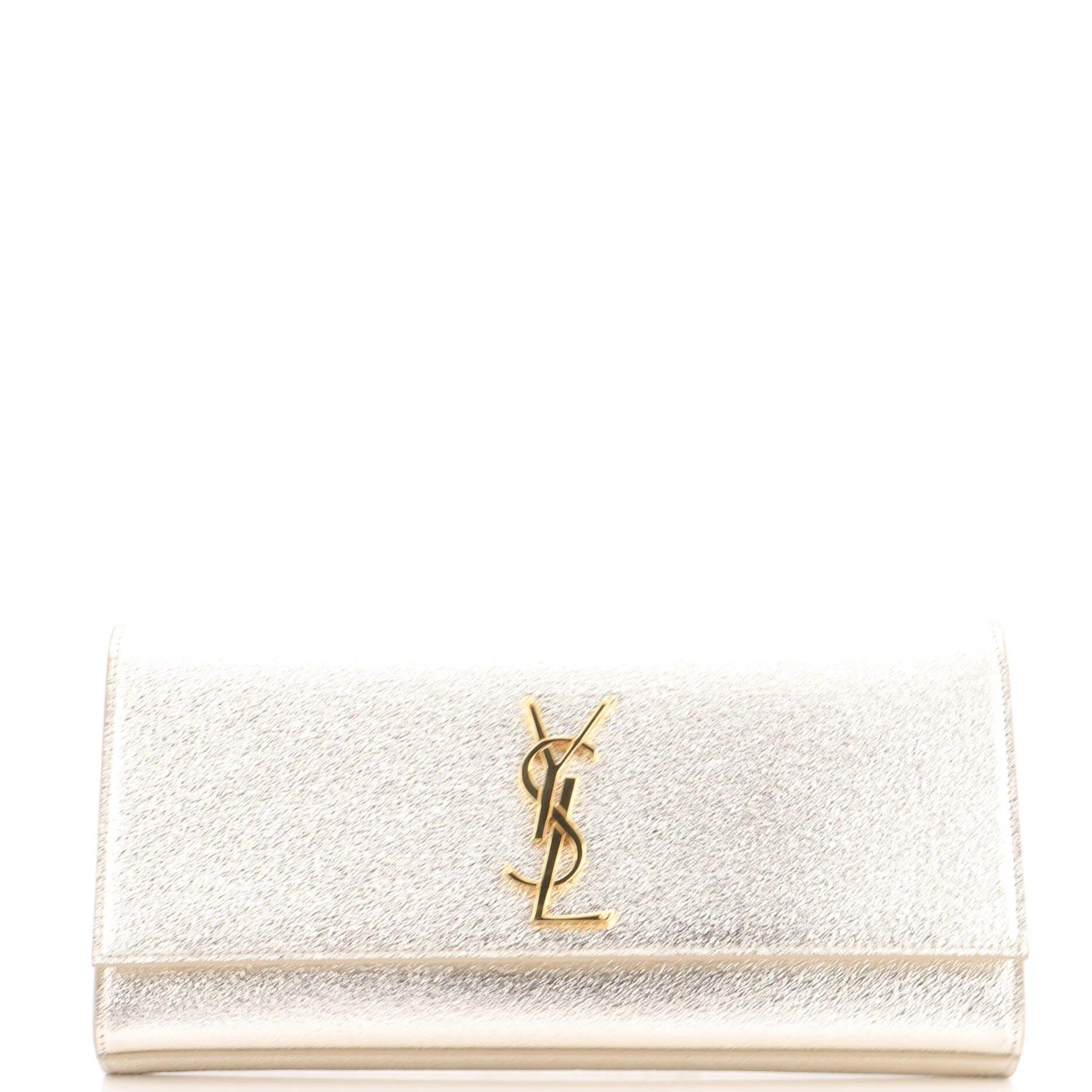 Patent leather clutch bag