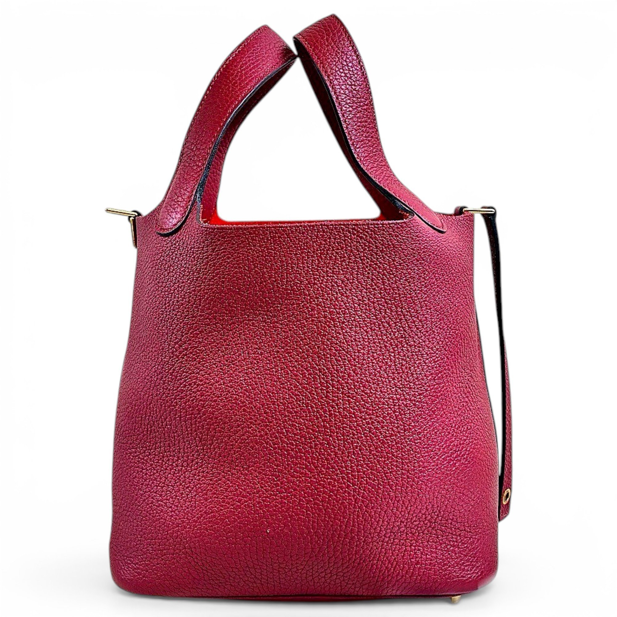 Picotin leather handbag