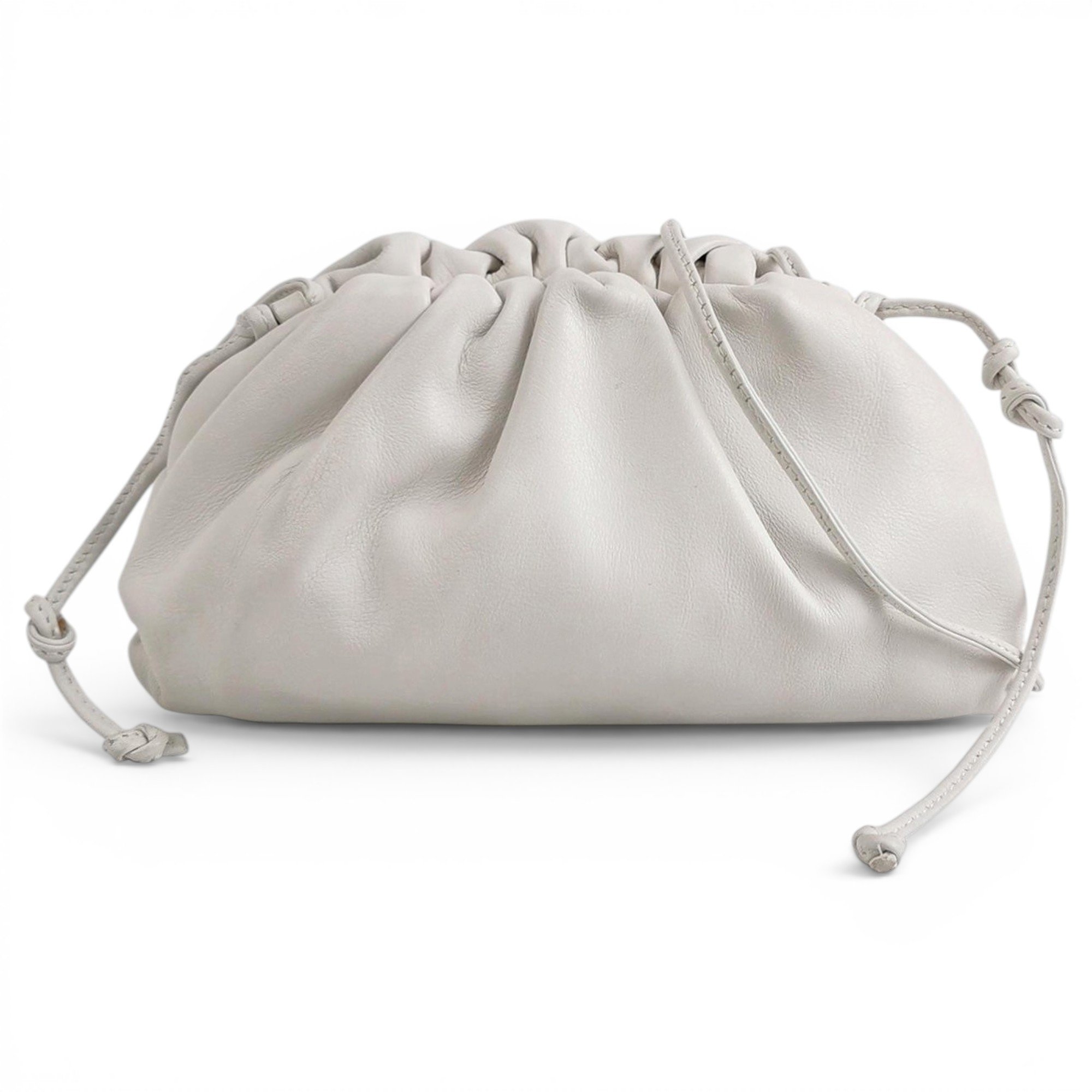 Pouch leather handbag