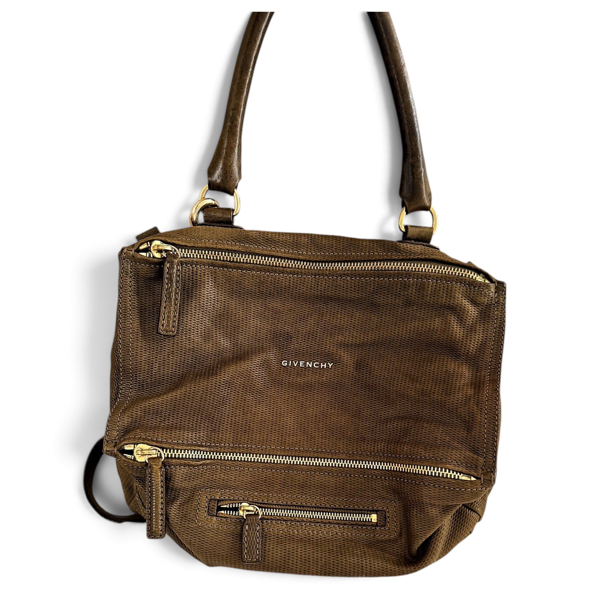 Givenchy Pandora leather clutch bag