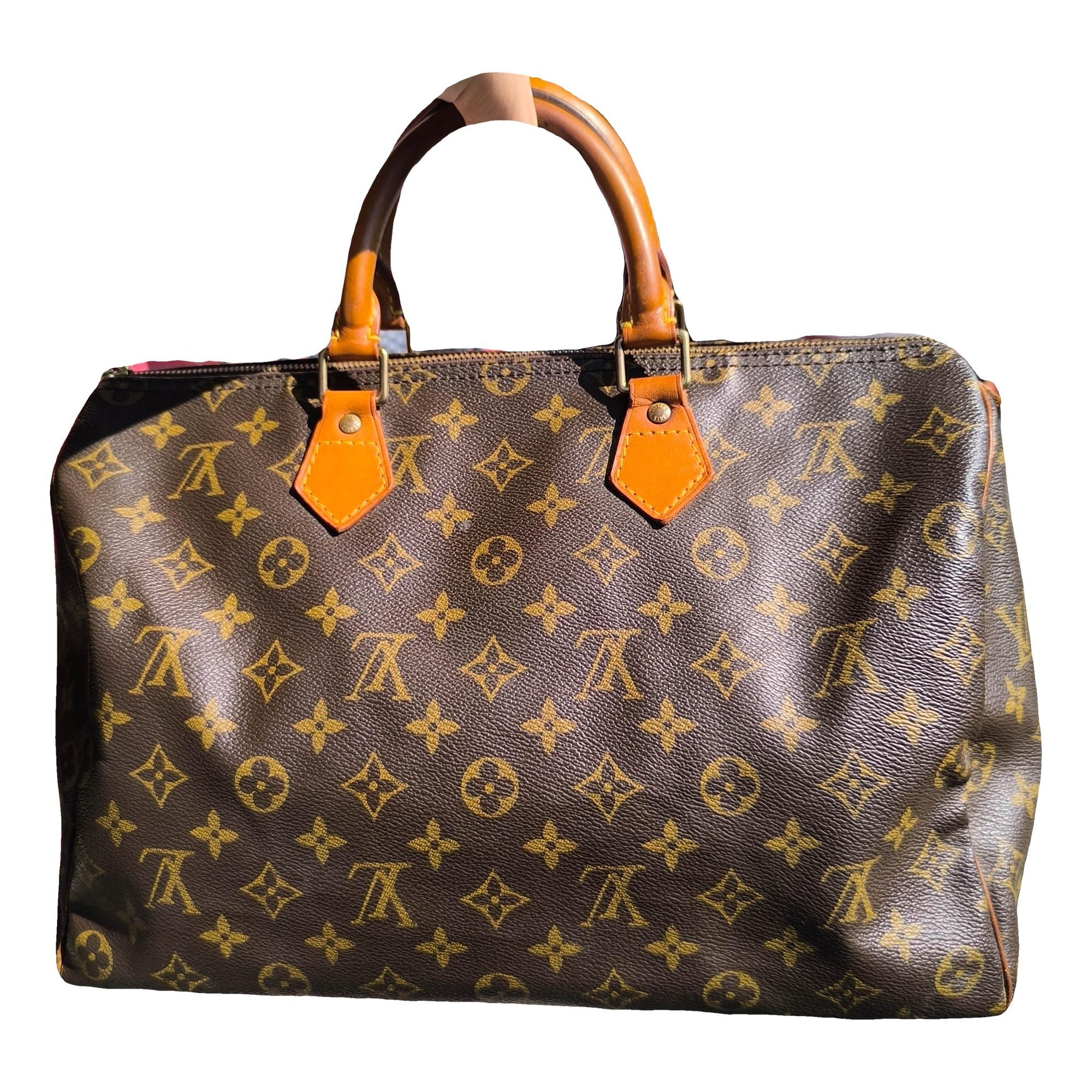 Speedy leather handbag