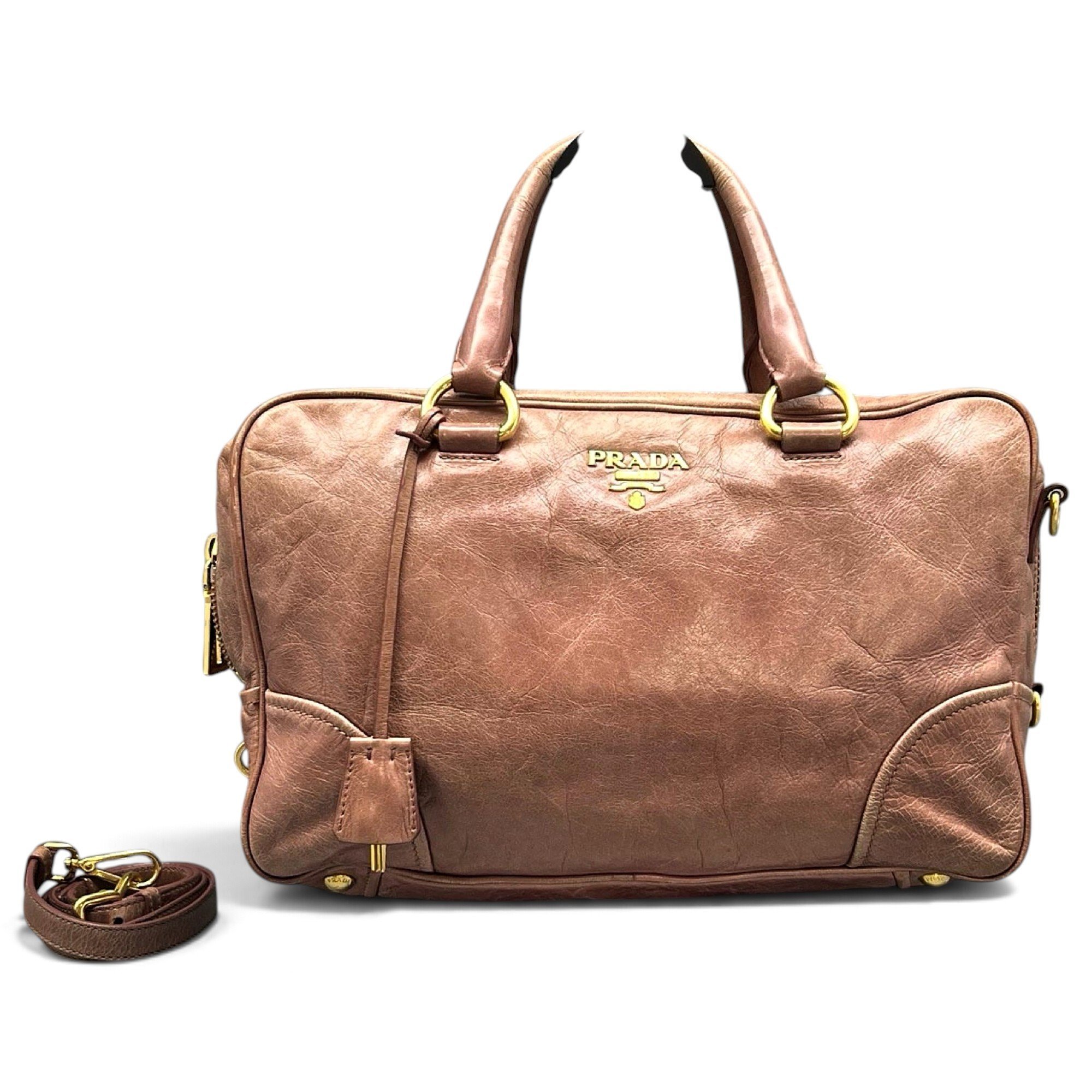 Leather handbag