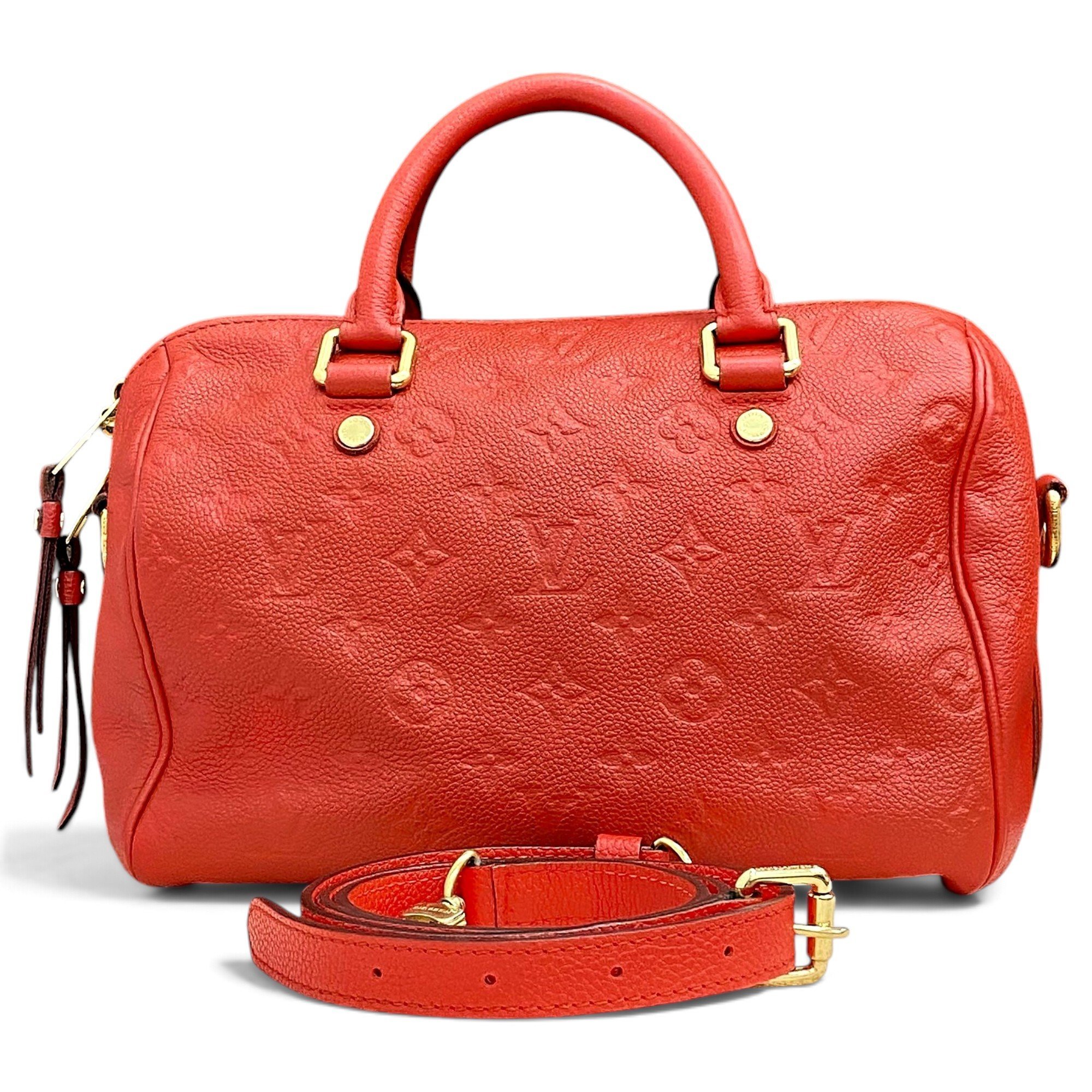 Speedy leather handbag
