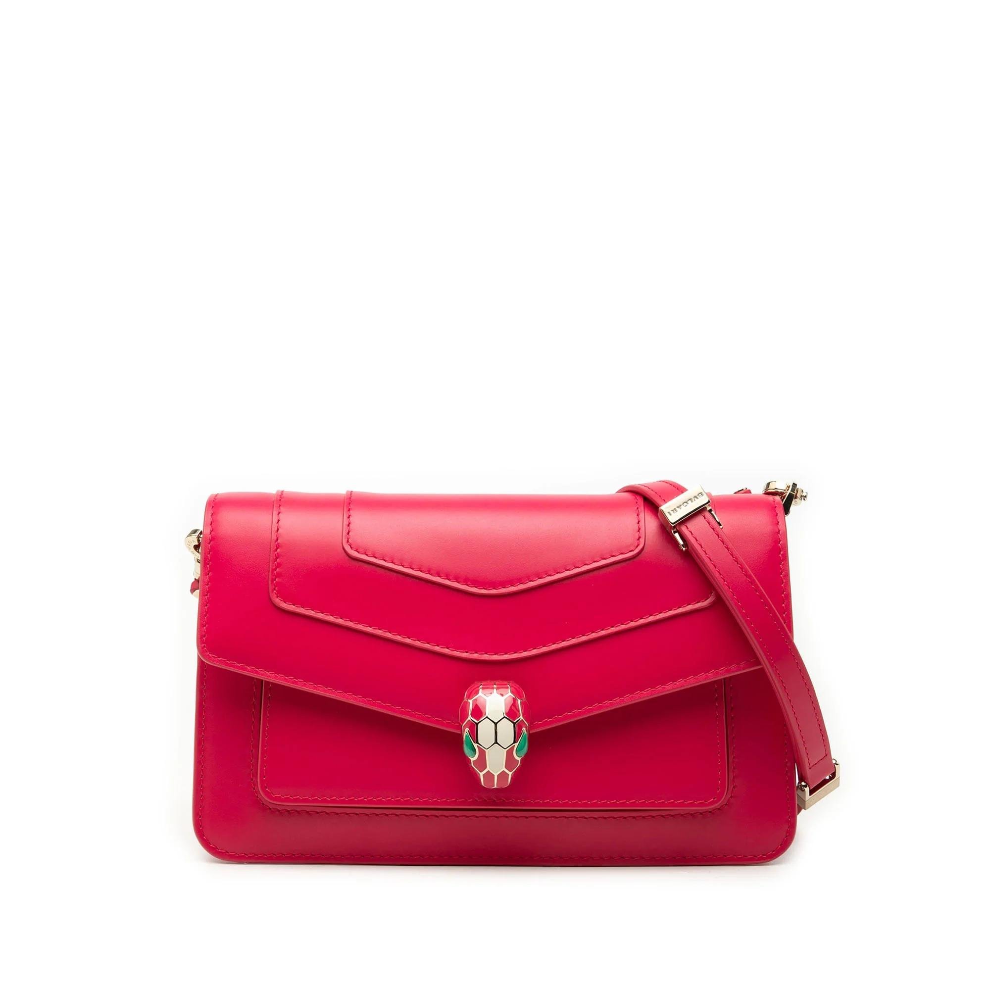 Serpenti pony-style calfskin handbag