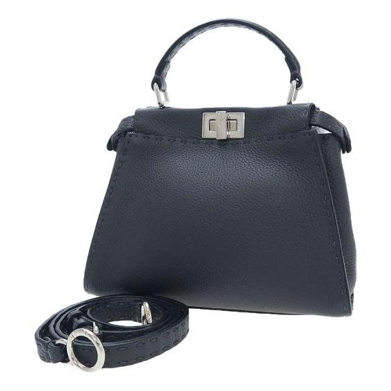 Peekaboo leather handbag