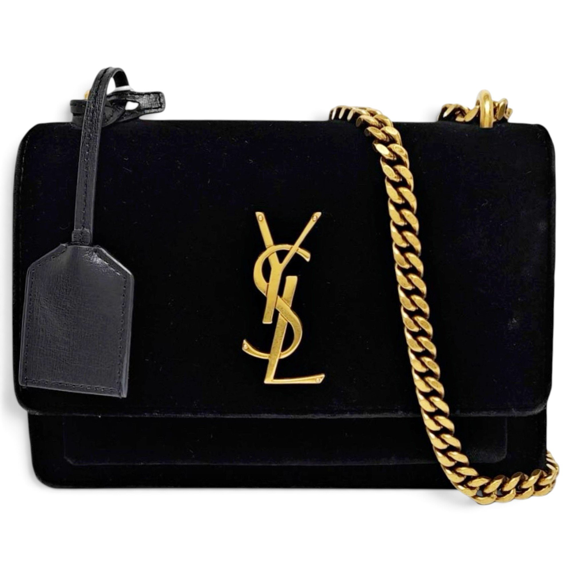 Sunset velvet handbag