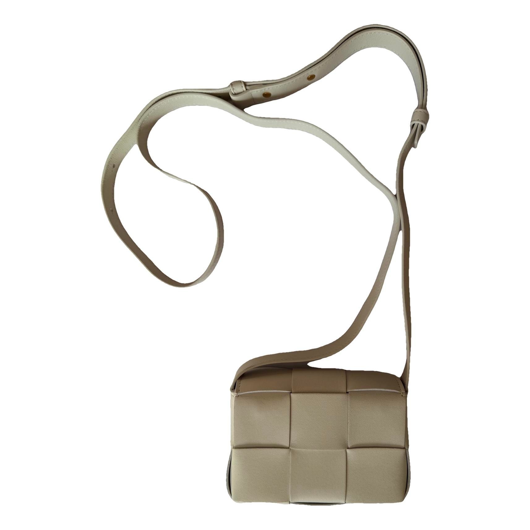 Cassette leather crossbody bag