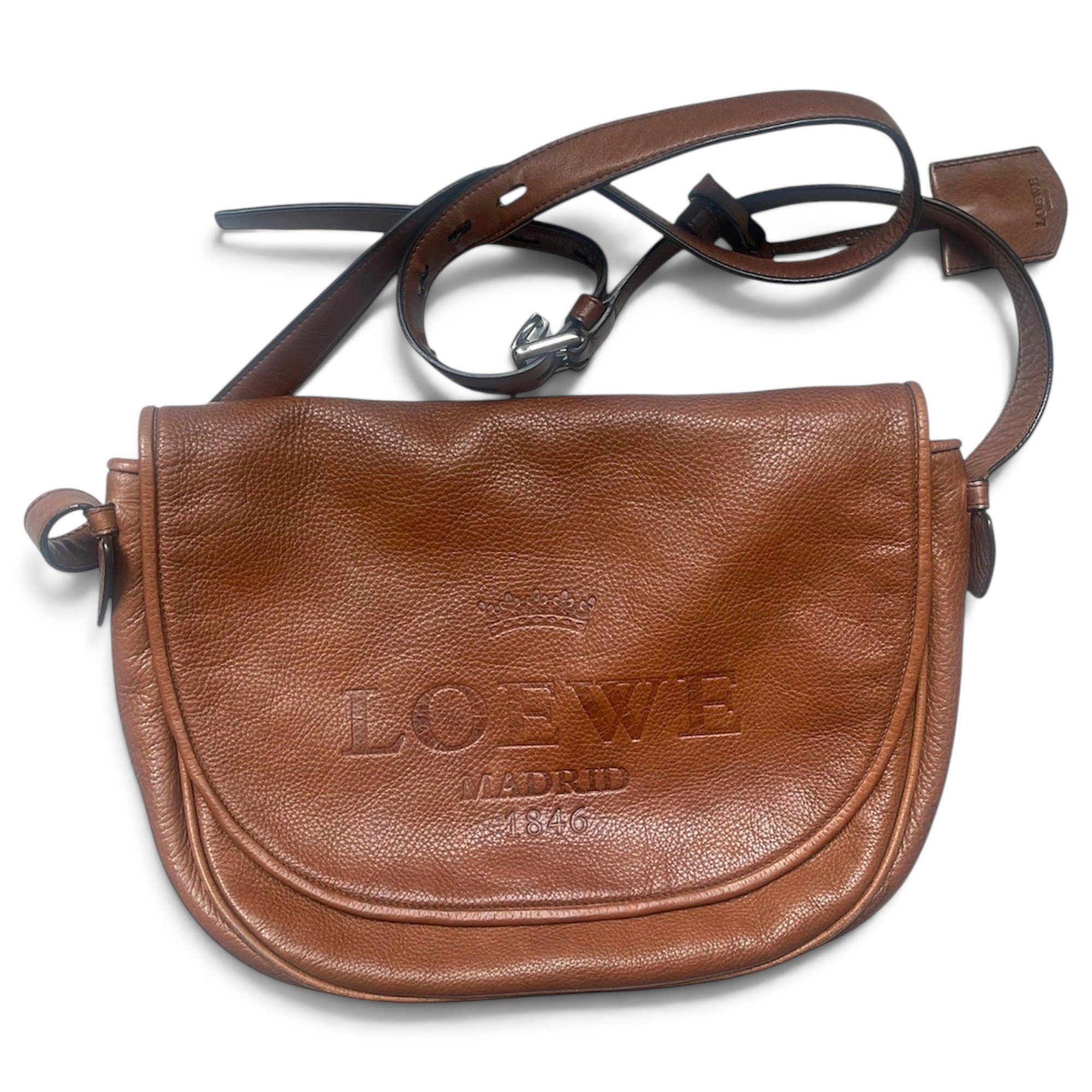 Leather crossbody bag