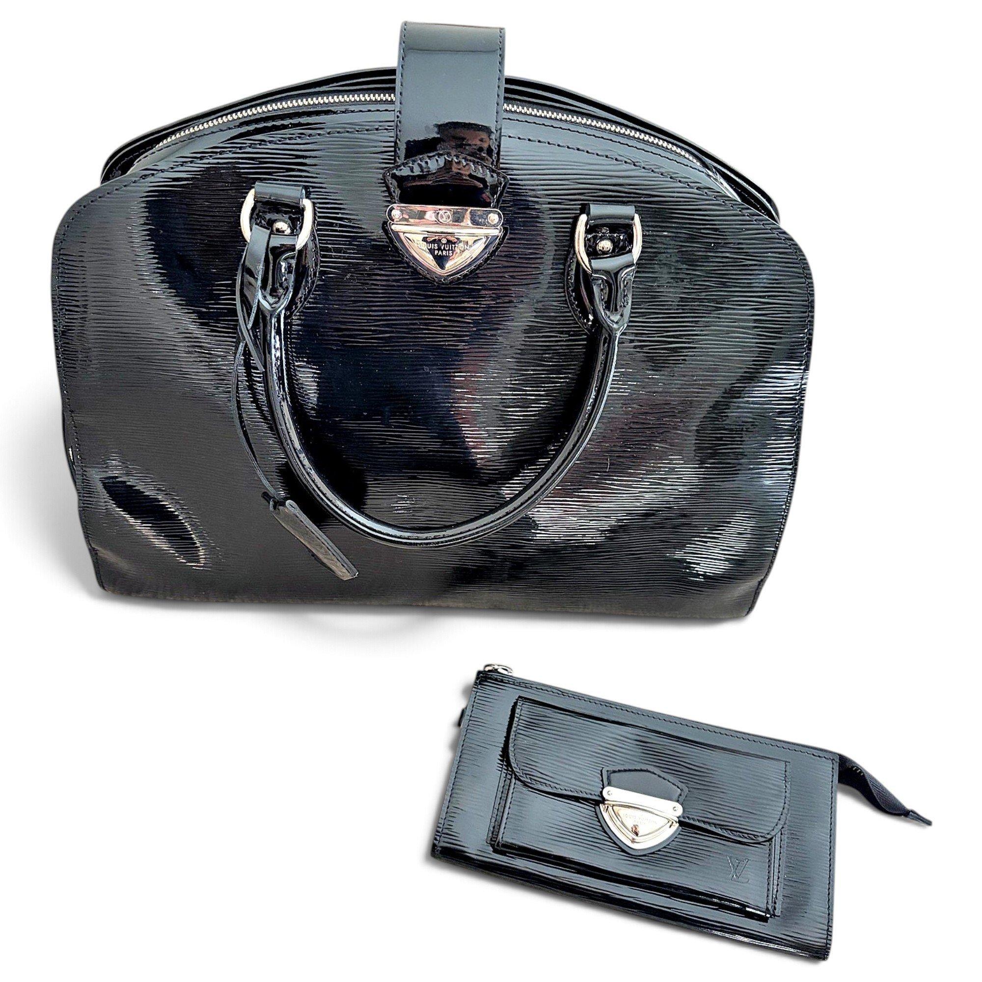 Alma patent leather handbag