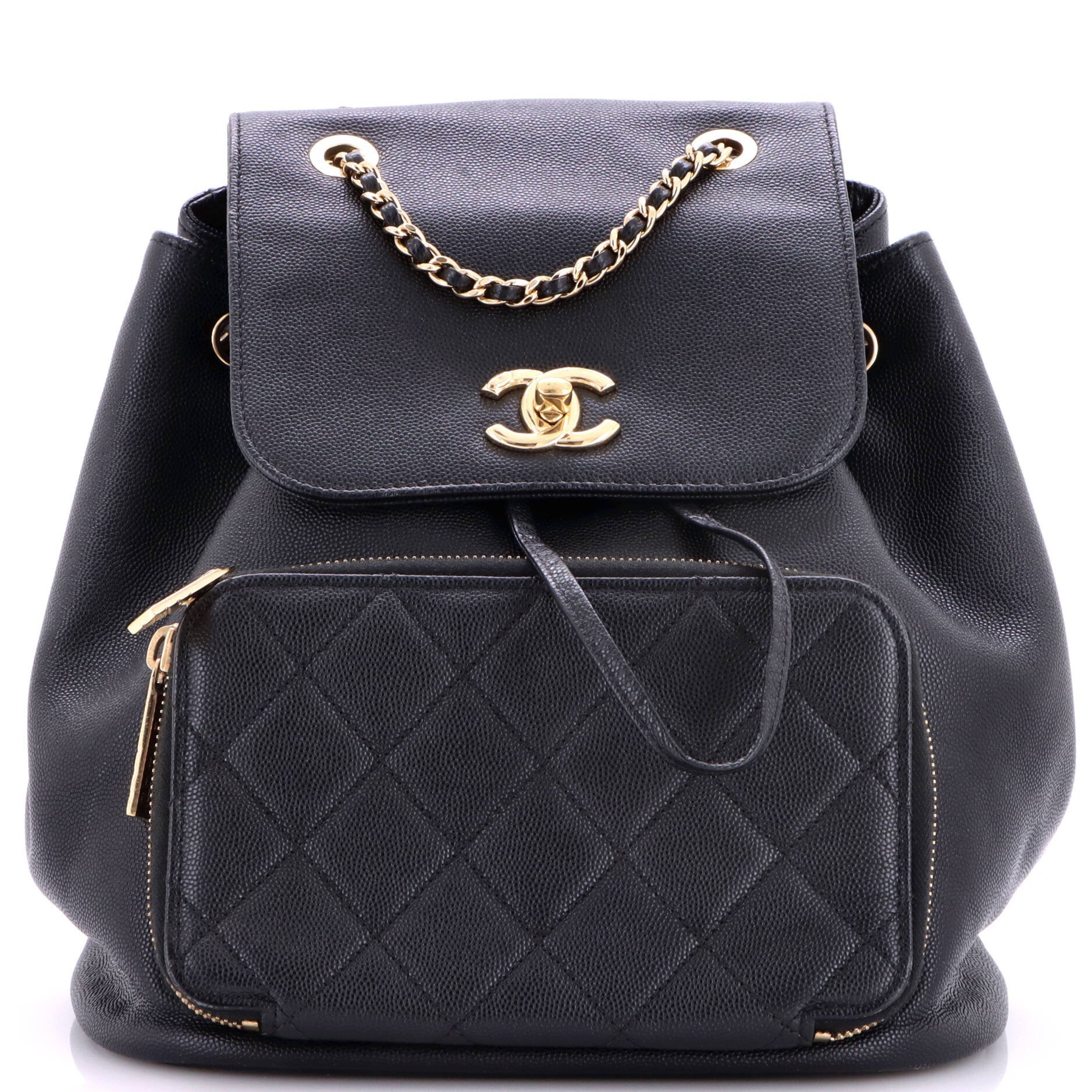Leather backpack