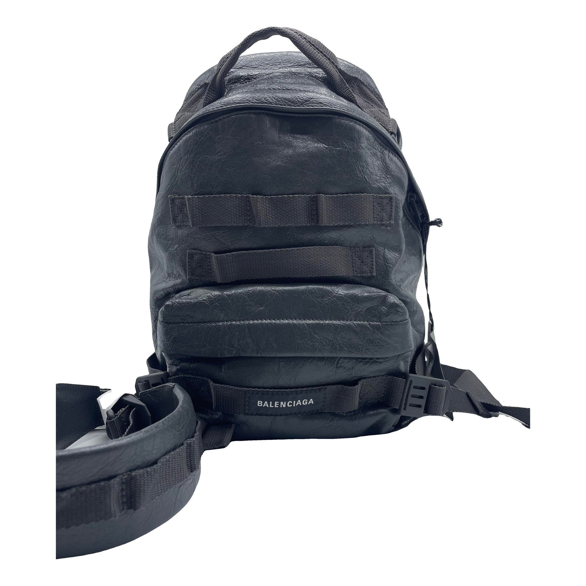 Leather backpack