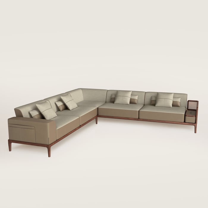 Sofa Sellier 5-seater corner