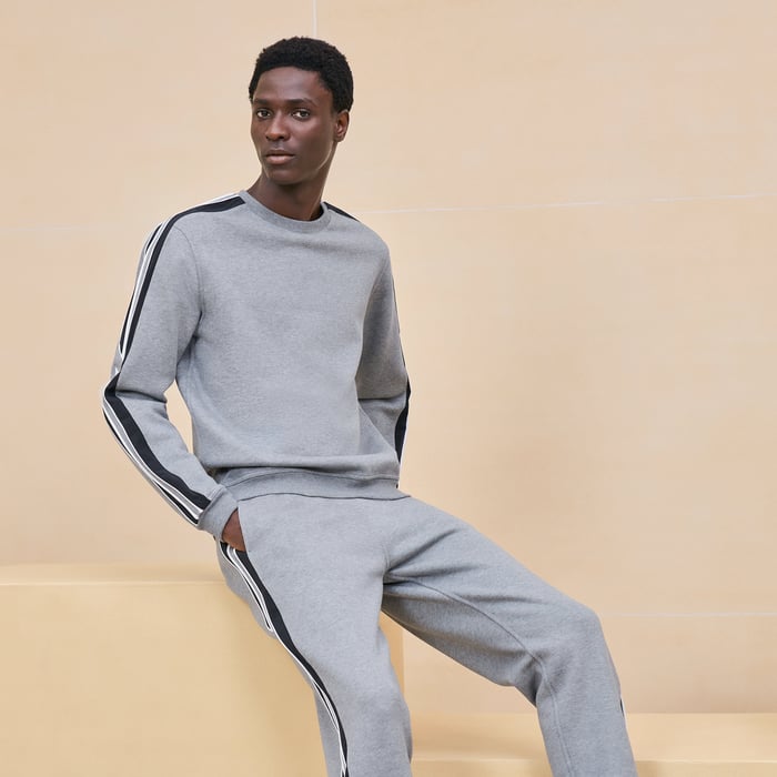 Gris "Run H" Crewneck Sweater