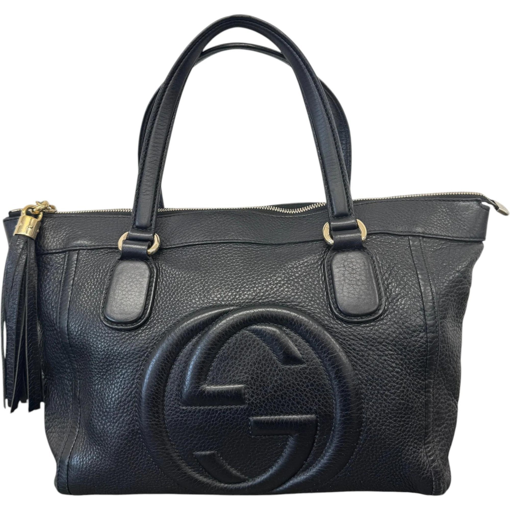 Leather handbag