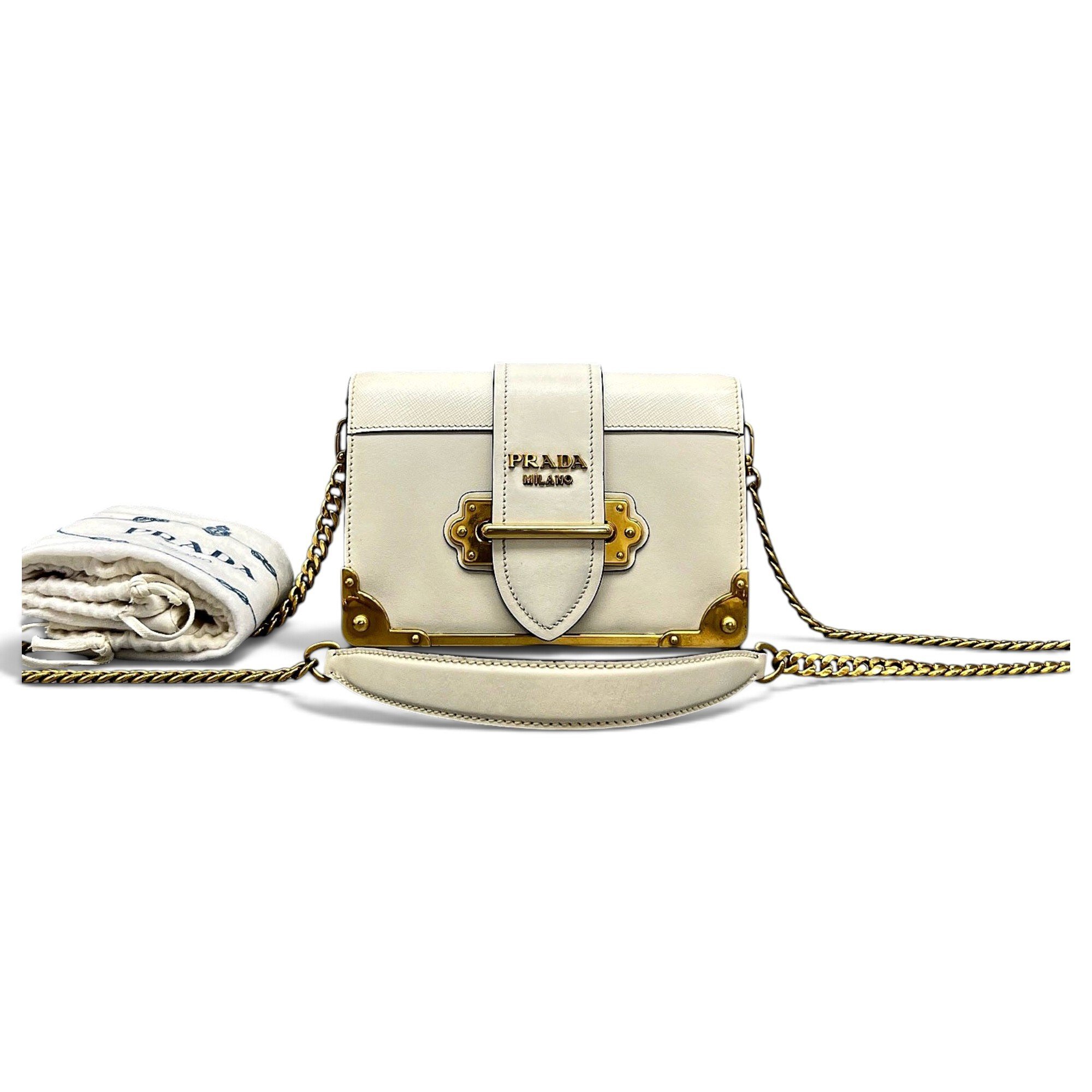 Cahier leather handbag