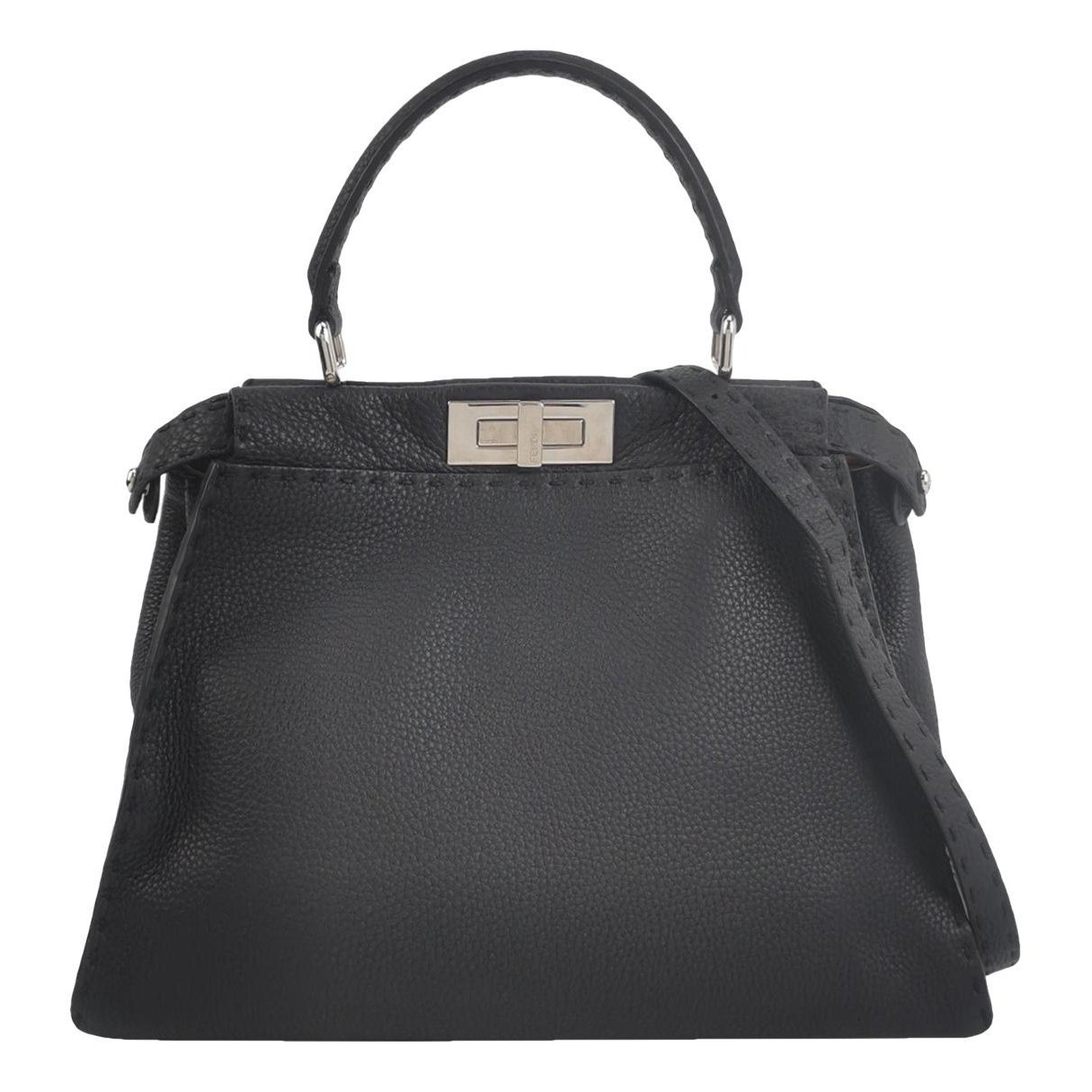 Peekaboo leather handbag