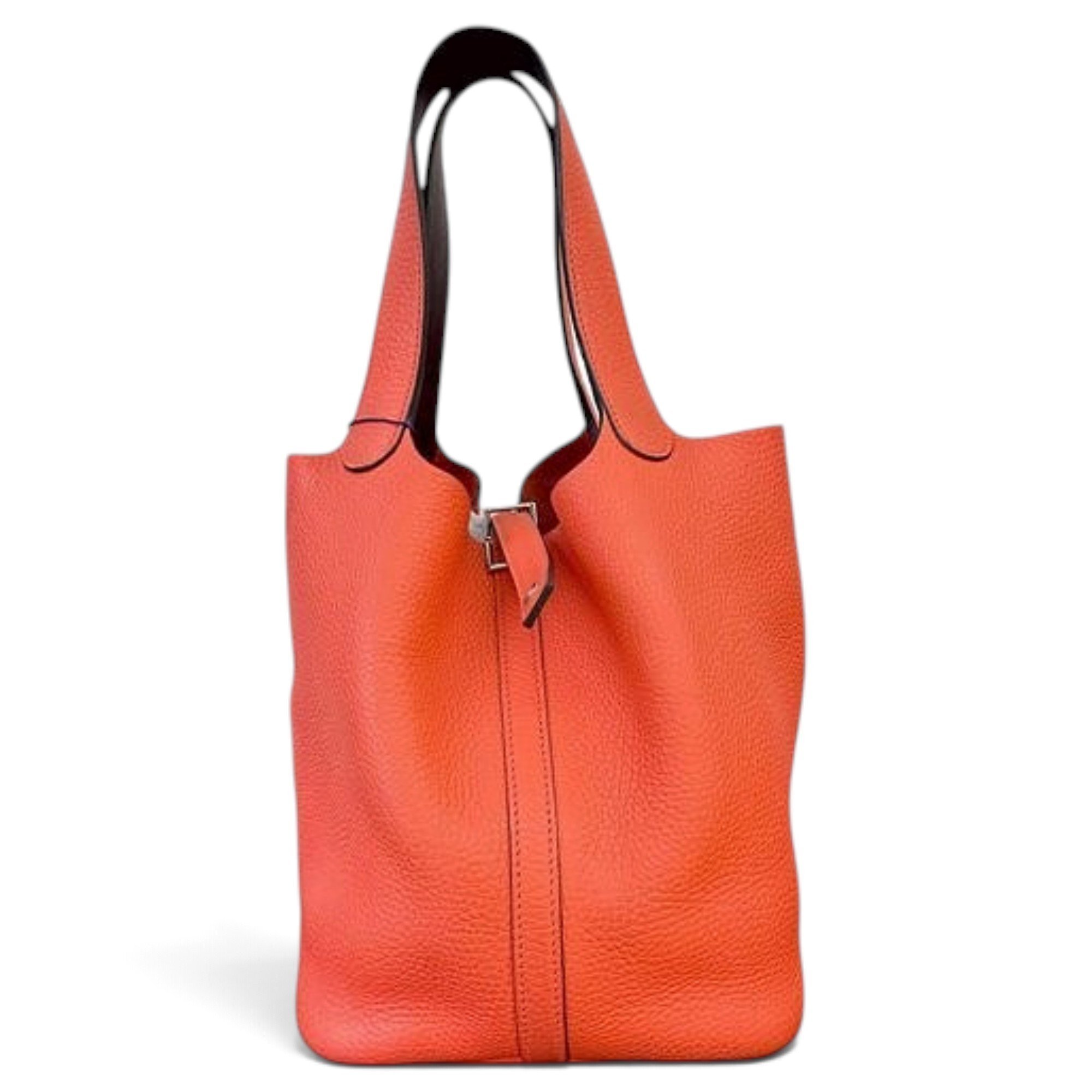 Picotin leather handbag